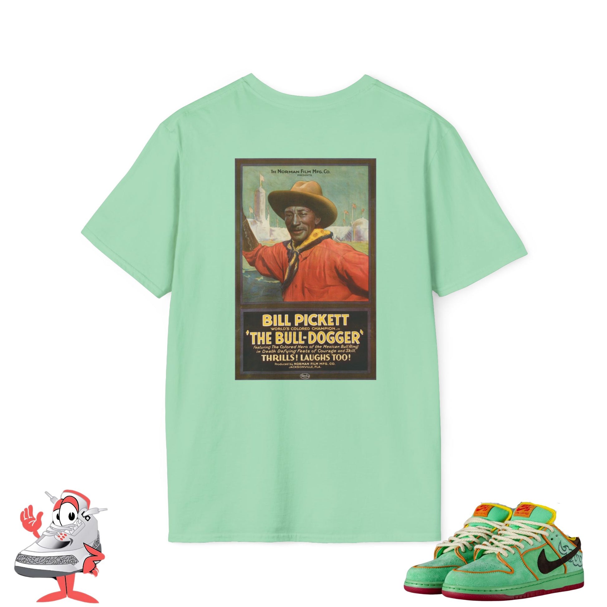 Matching Tee Nike SB Dunk Low Modern Cowboy Shirt Black History Month Skateboard