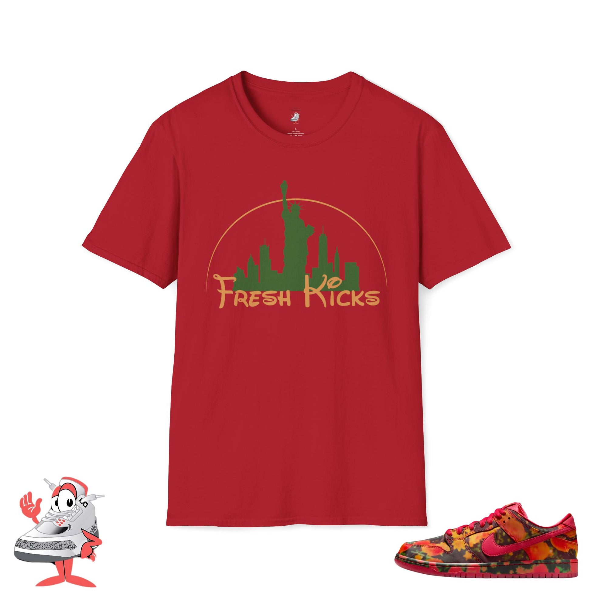 Wizard Of Oz Nike Dunk SB Matching Shirt, Streetwear Fashion, Unisex Tee Ruby