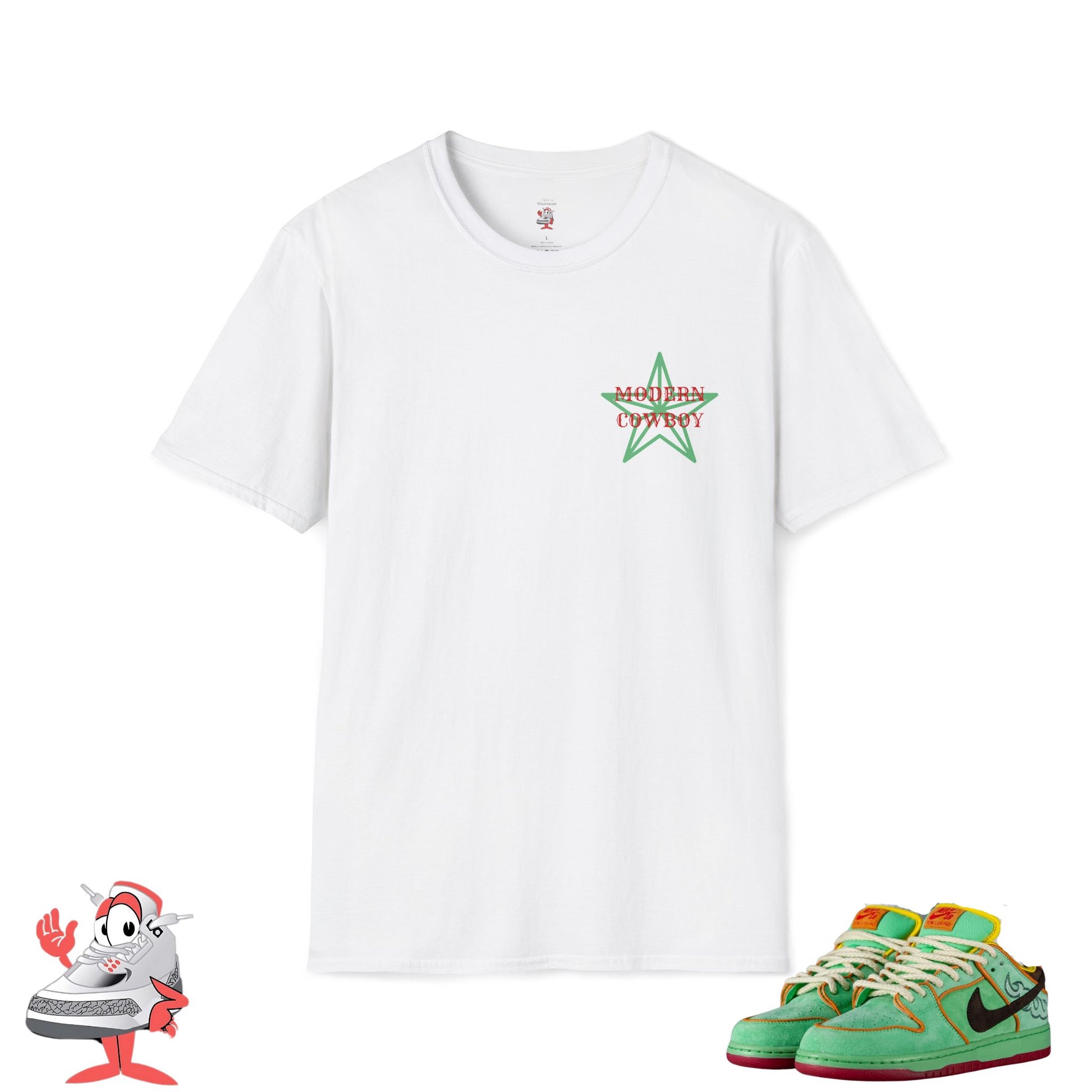 Matching Tee Nike SB Dunk Low Modern Cowboy Shirt Black History Month Skateboard