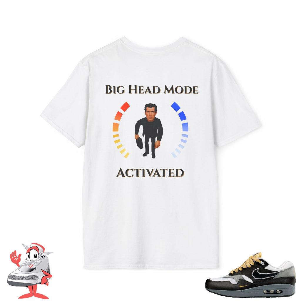 Matching Shirt For Nike Air Max 1 Big Head Mode T-Shirt Goldeneye 007 Match Tee