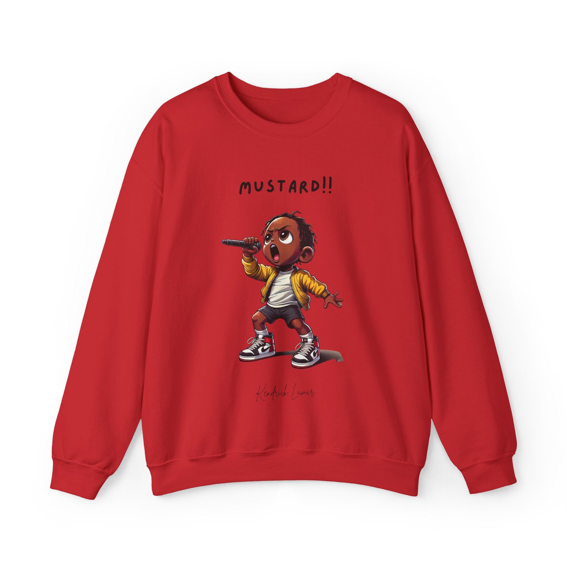 Kendrick Lamar Mustard Crewneck Sweater Not Like Us Hip Hop For Fans Merch Drake