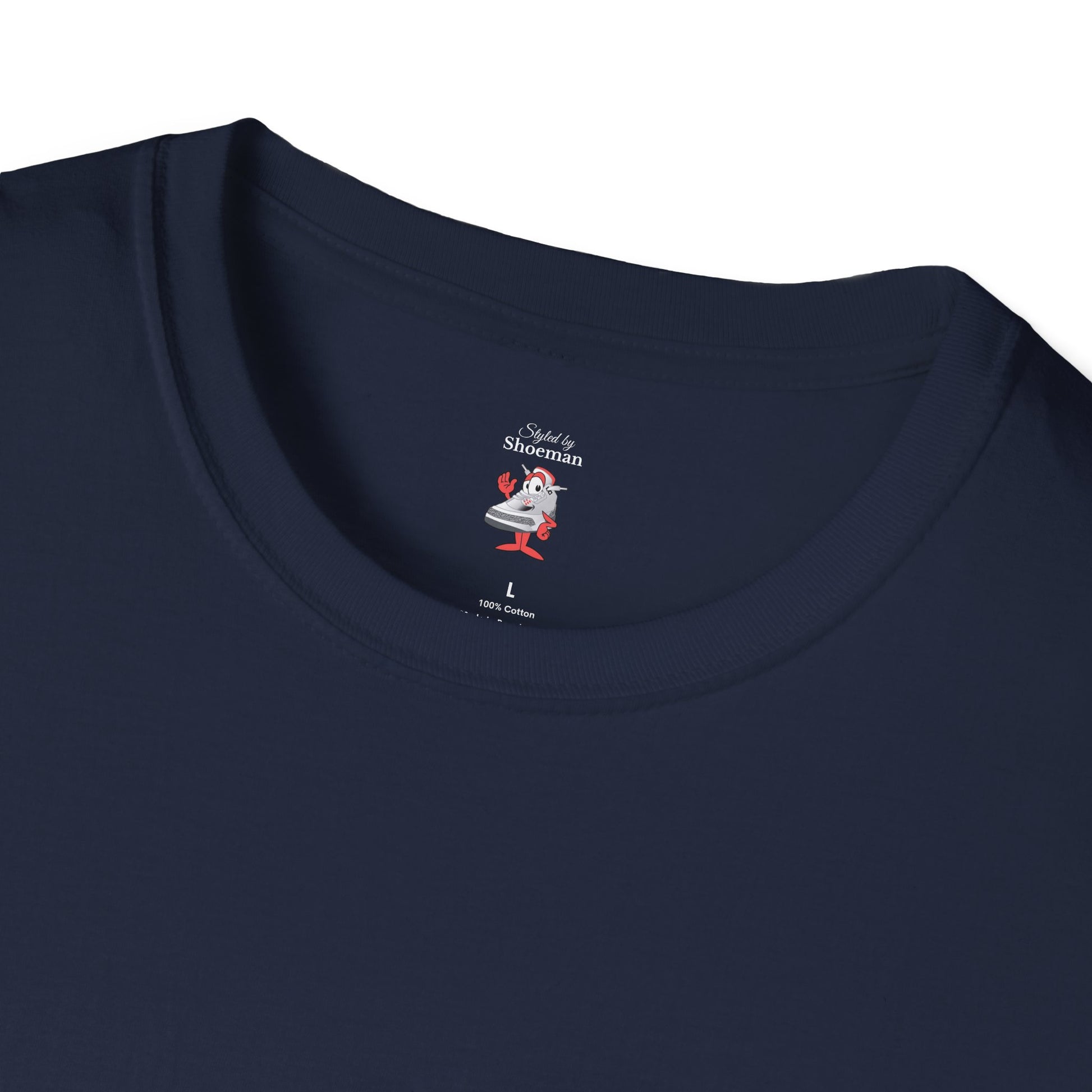 Matching Shirt For Air Jordan Retro 1 Low OG Obsidian White Navy Carolina Blue