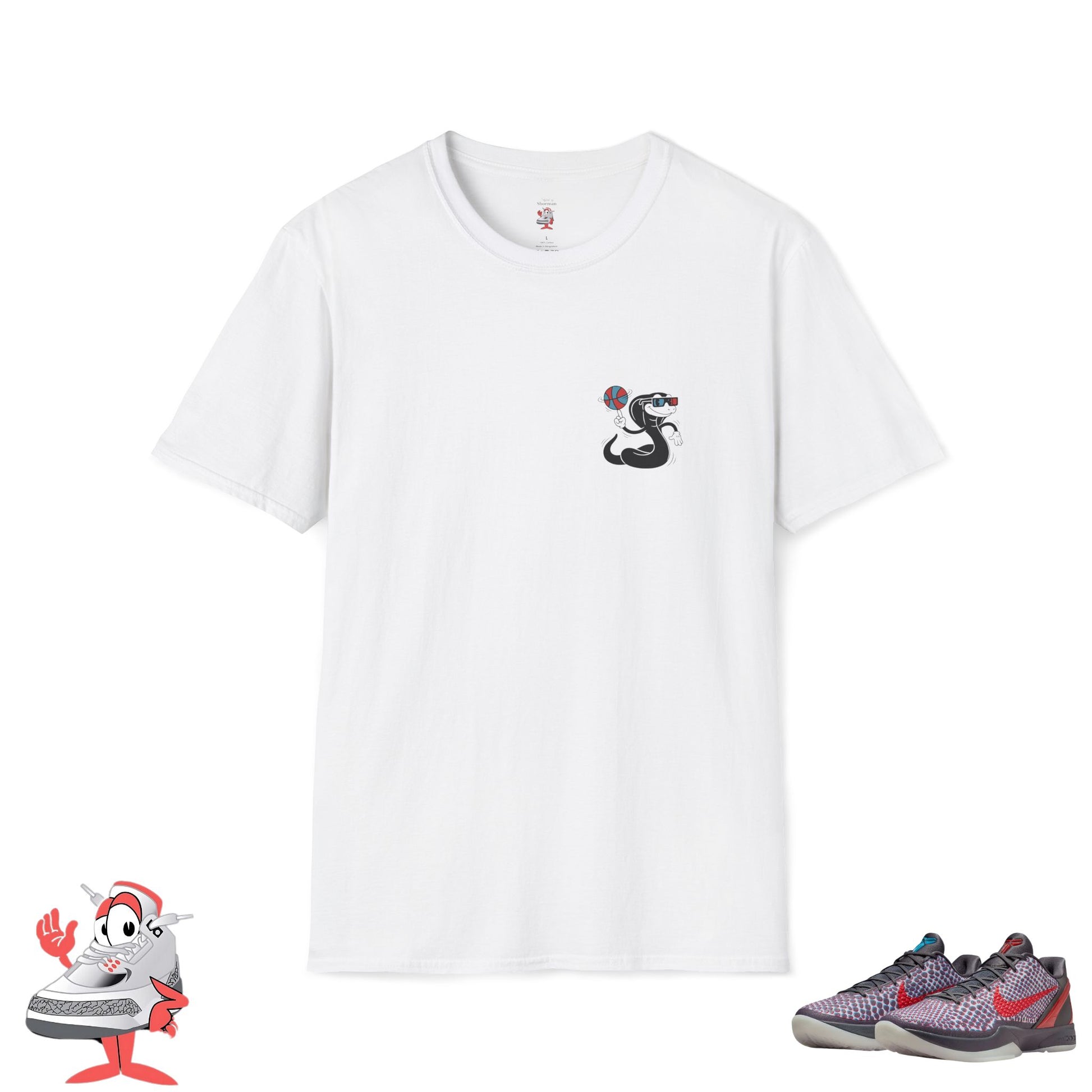 Mamba Vision Shirt Match For Nike Kobe 6 Protro "All-Star 3D" Hollywood VI Tee