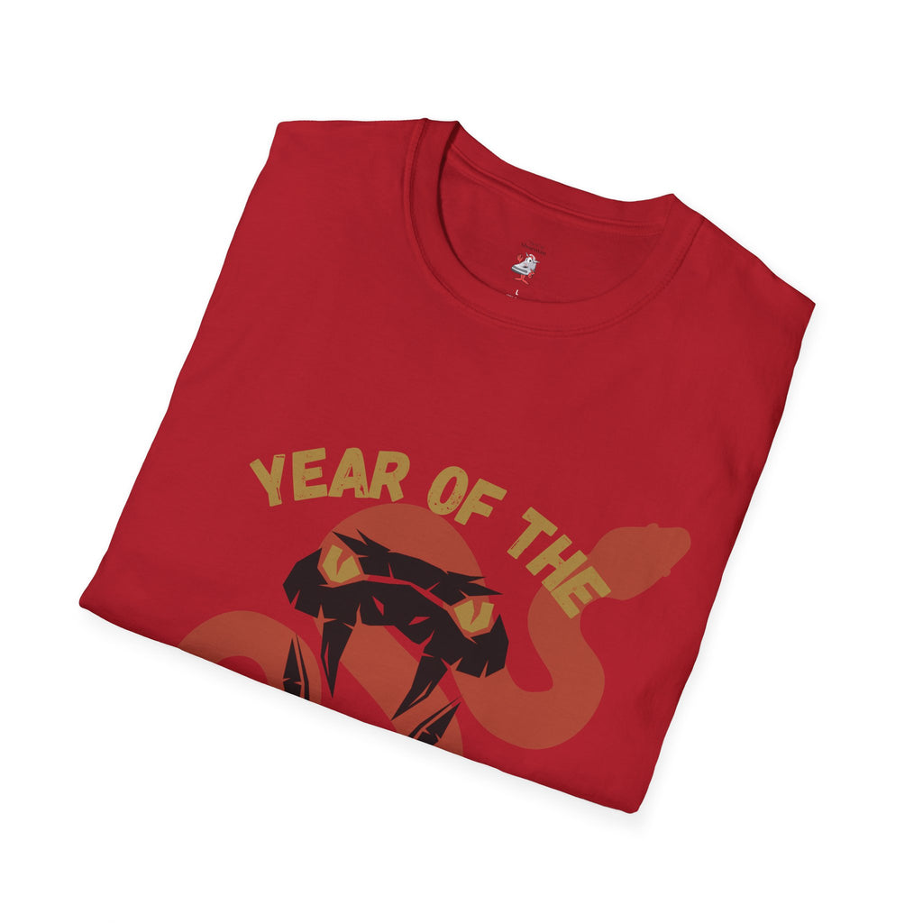 Matching Shirt For Kobe V Proto Year Of Mamba Snake Red Gold Unisex Tee Sneaker