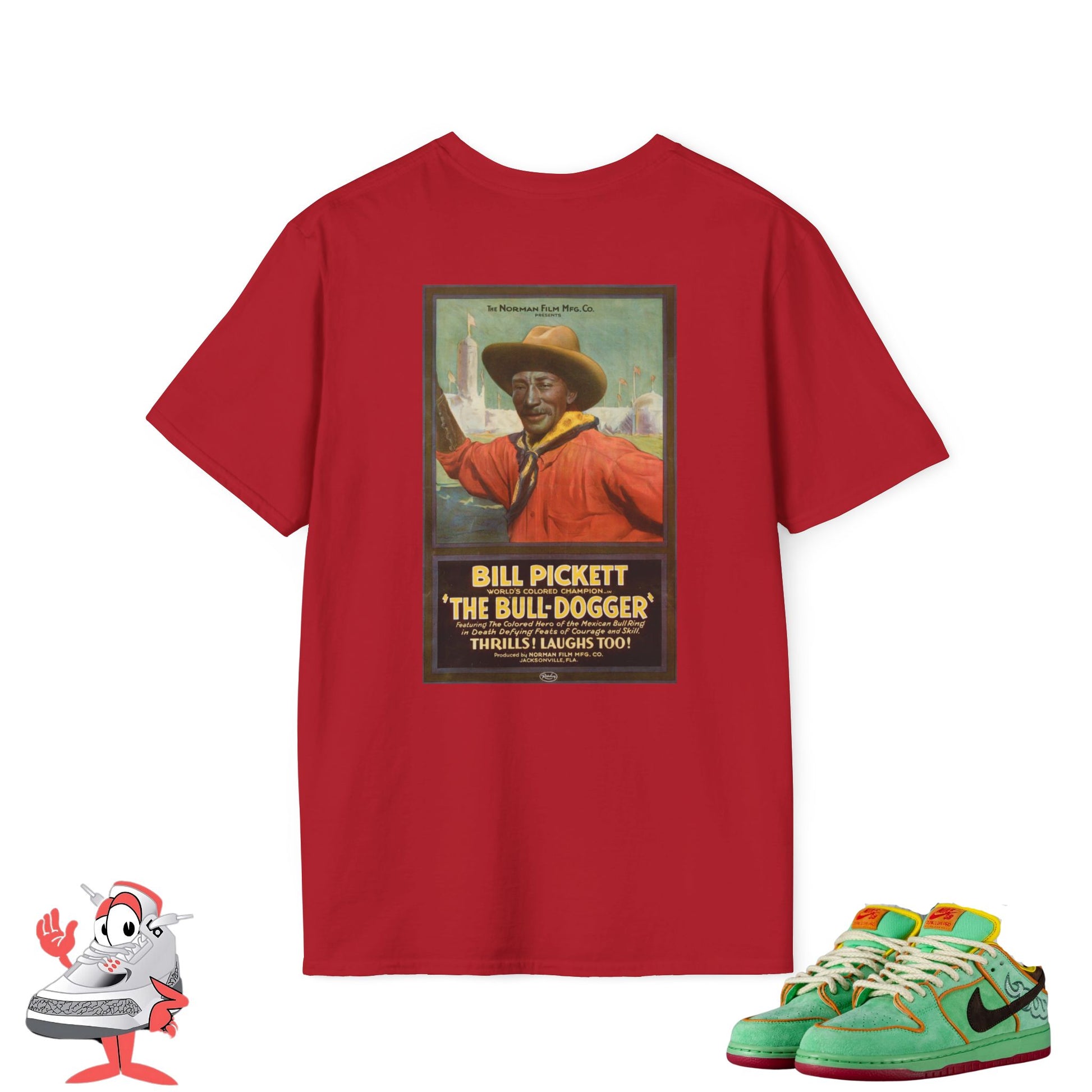 Matching Tee Nike SB Dunk Low Modern Cowboy Shirt Black History Month Skateboard