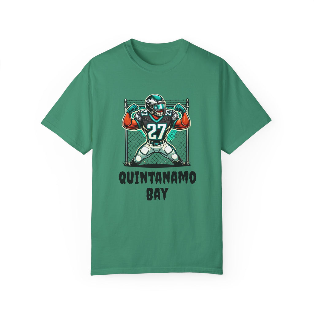 Quintanamo Bay Football Graphic T-Shirt NFL Philadelphia Eagles Quinyon Mitchell