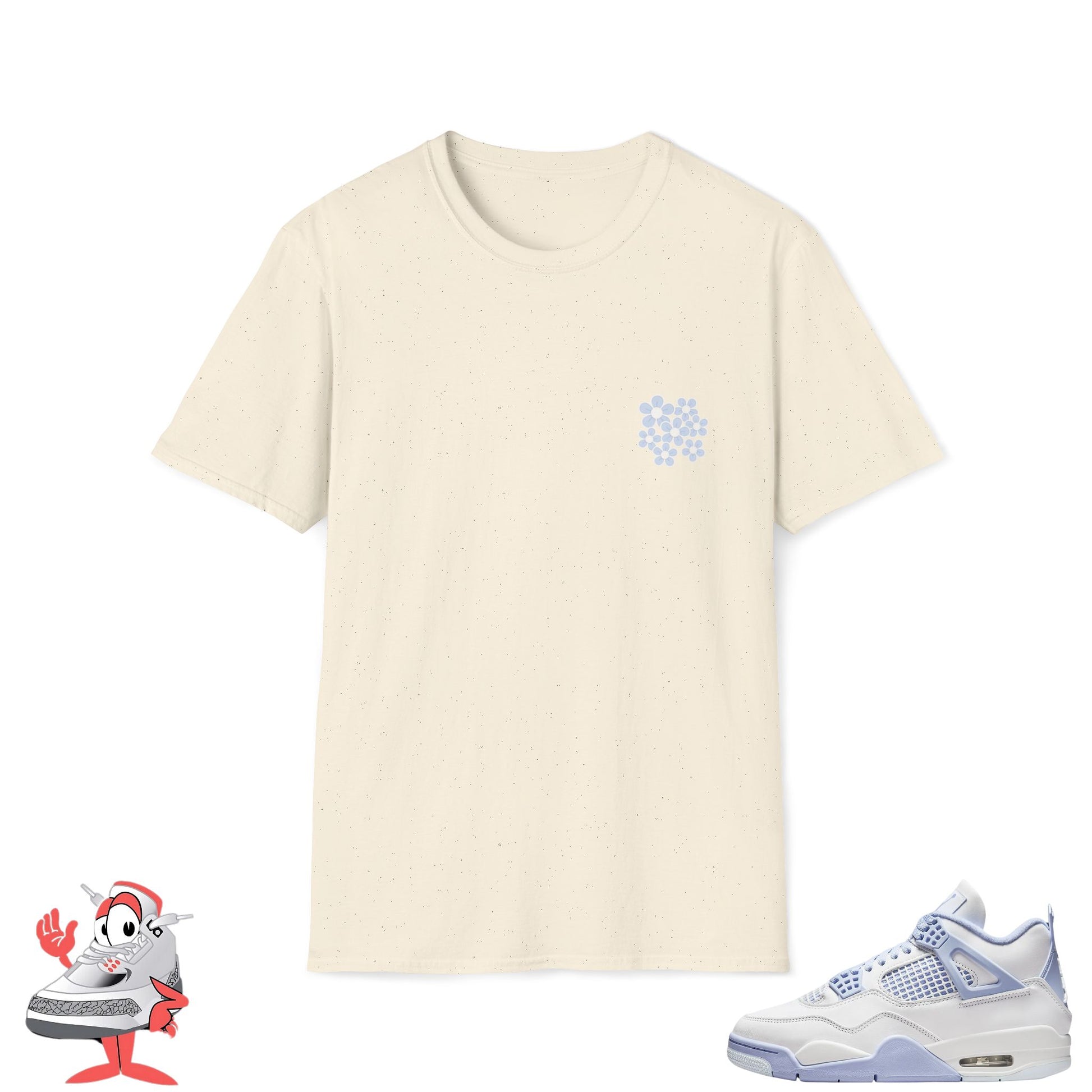 Matching Shirt For Air Jordan Retro 4 Forget Me Not Sneakers Mothers Day Shoe