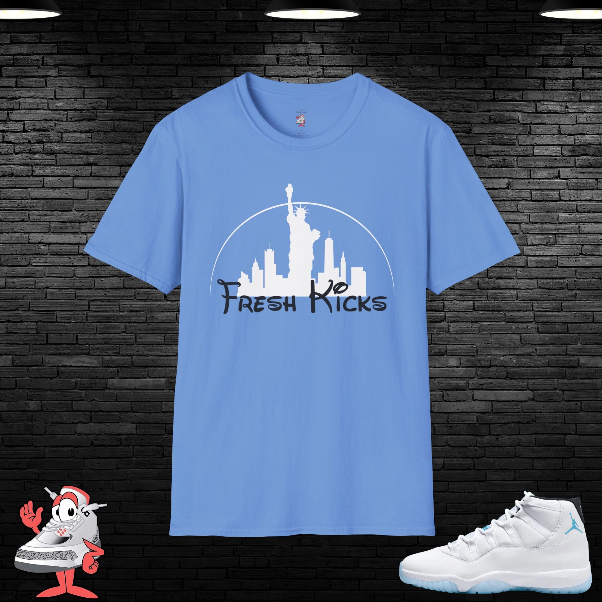 Air Jordan Retro 11 Legend Blue Matching Tee Unisex Fresh Kicks XI Graphic Shirt