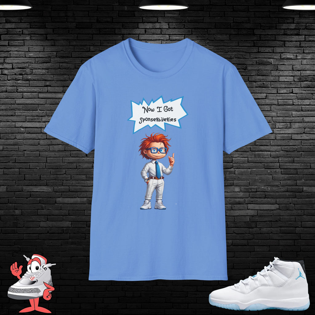 Air Jordan Legend Blue Retro 11 Matching Sneaker Tee Shirt Rugrats Graphic Funny