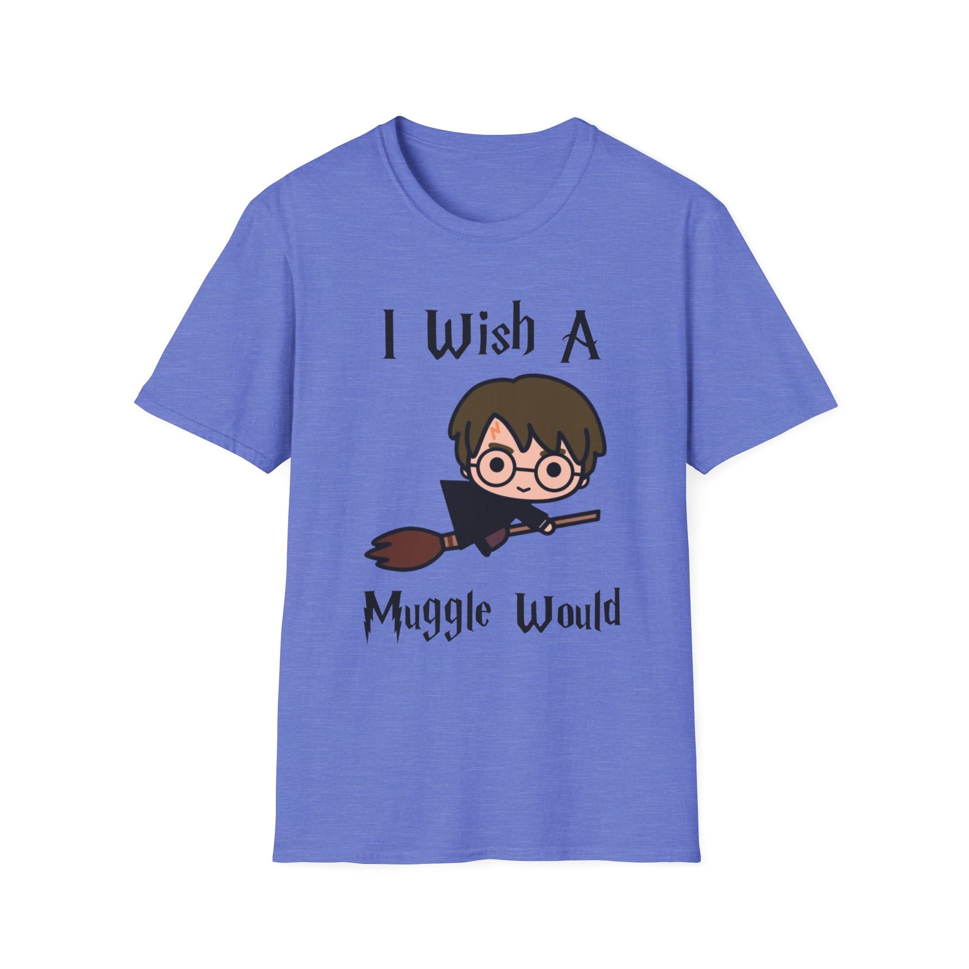 I Wish A Muggle Would Harry Potter Wizarding World T-Shirt Tee Unisex Shirt Soft