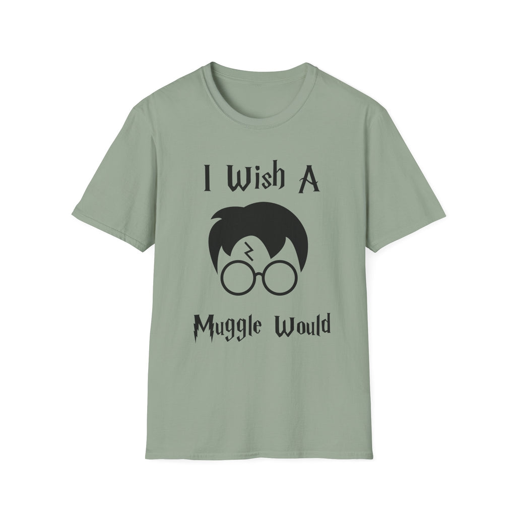 I Wish A Muggle Would Harry Potter Wizarding World T-Shirt Tee Unisex Shirt Soft