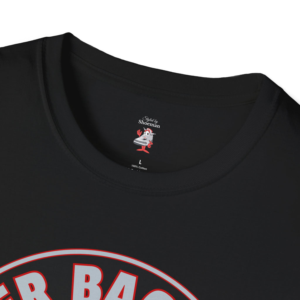 Paper Bag Boys T-Shirt Air Jordan Retro 5 Reimagined Black Metallic Silver Match