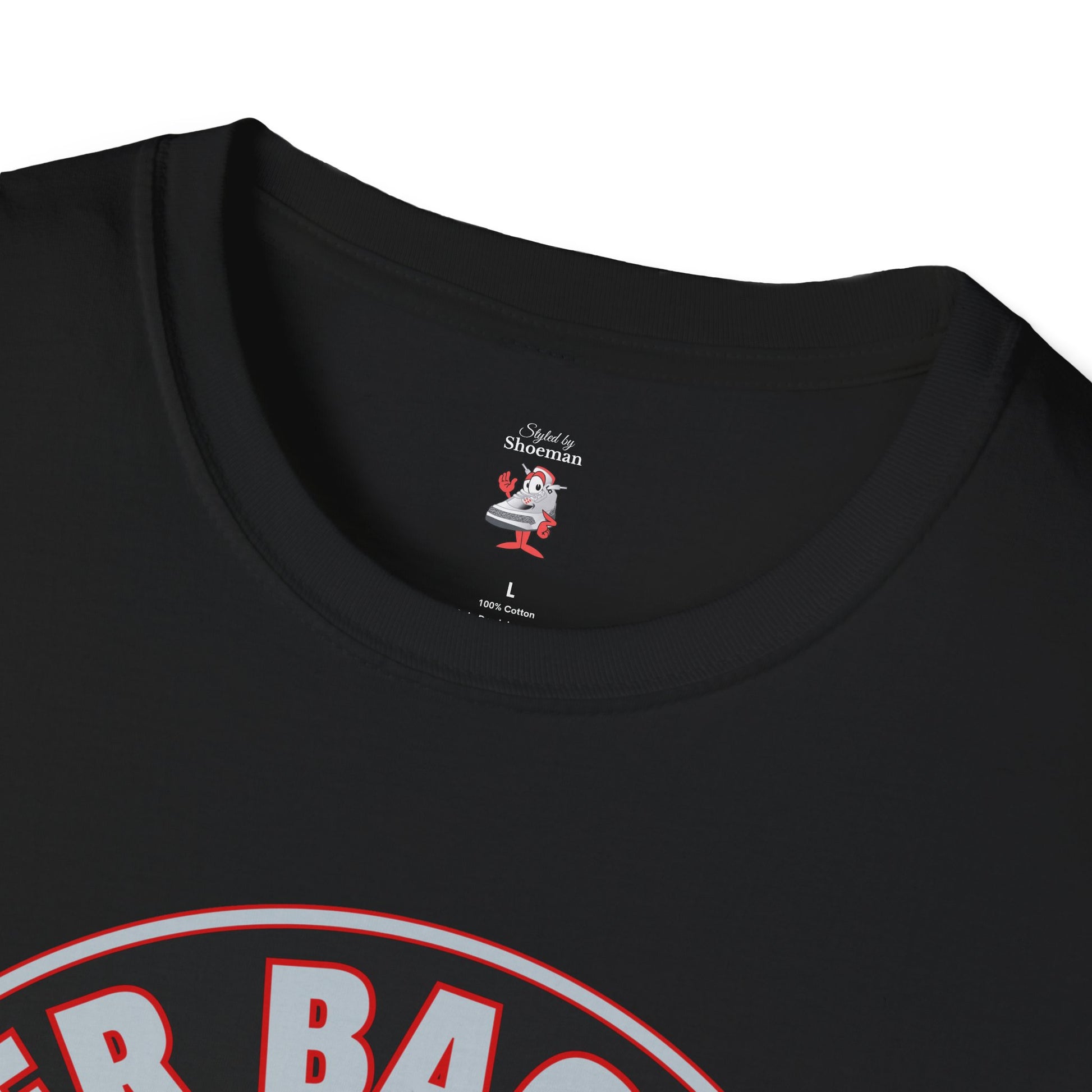 Paper Bag Boys T-Shirt Air Jordan Retro 5 Reimagined Black Metallic Silver Match