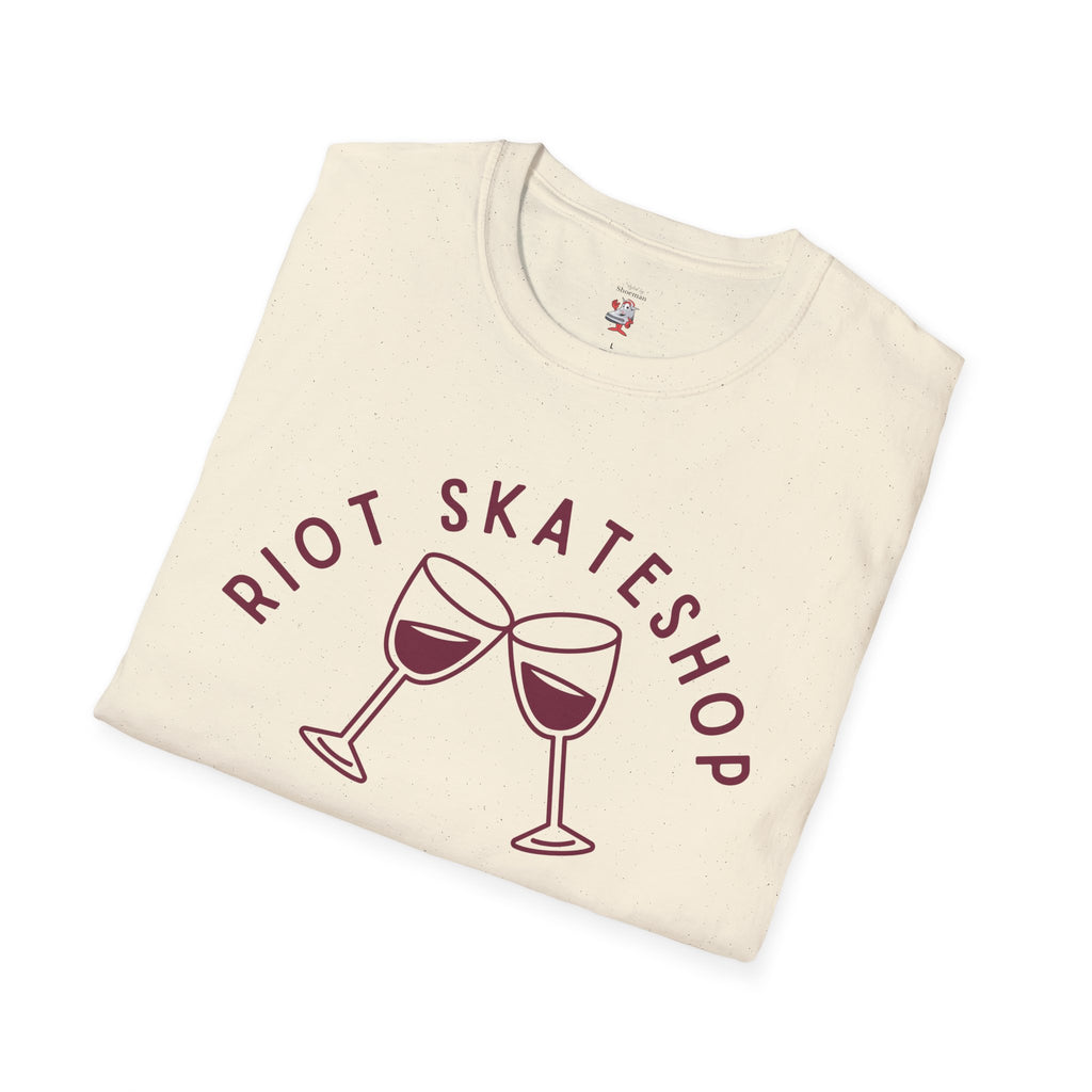 Riot Skateshop Wine Club T-Shirt Matches Nike SB Dunk Low Sneaker Unisex Soft