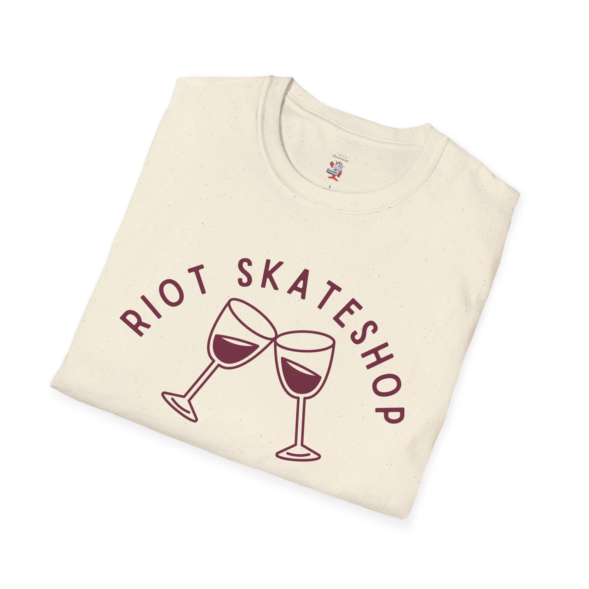 Riot Skateshop Wine Club T-Shirt Matches Nike SB Dunk Low Sneaker Unisex Soft