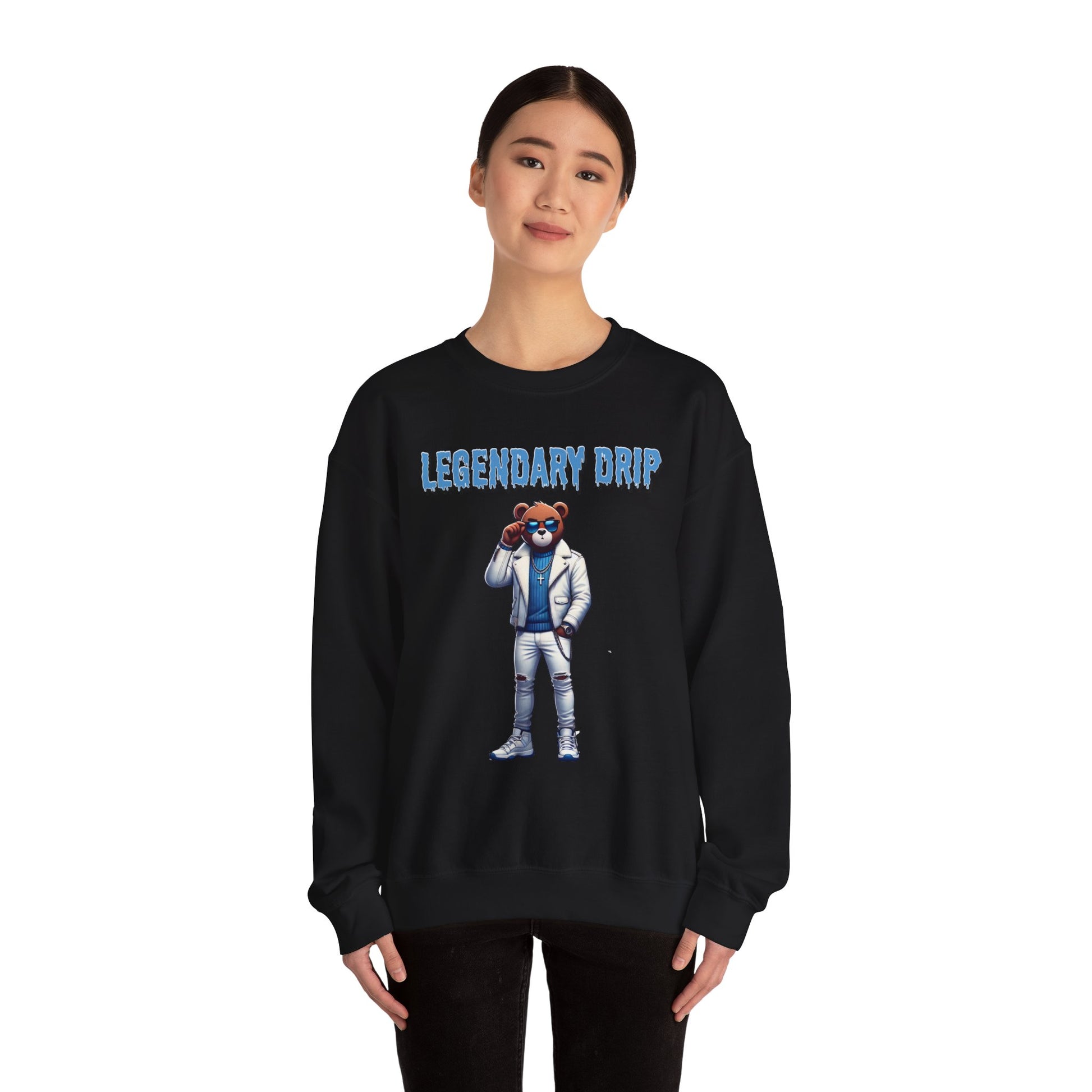 Retro 11 Jordan Legend Blue Sweatshirt, Unisex Crewneck Jumper Pullover Sweater