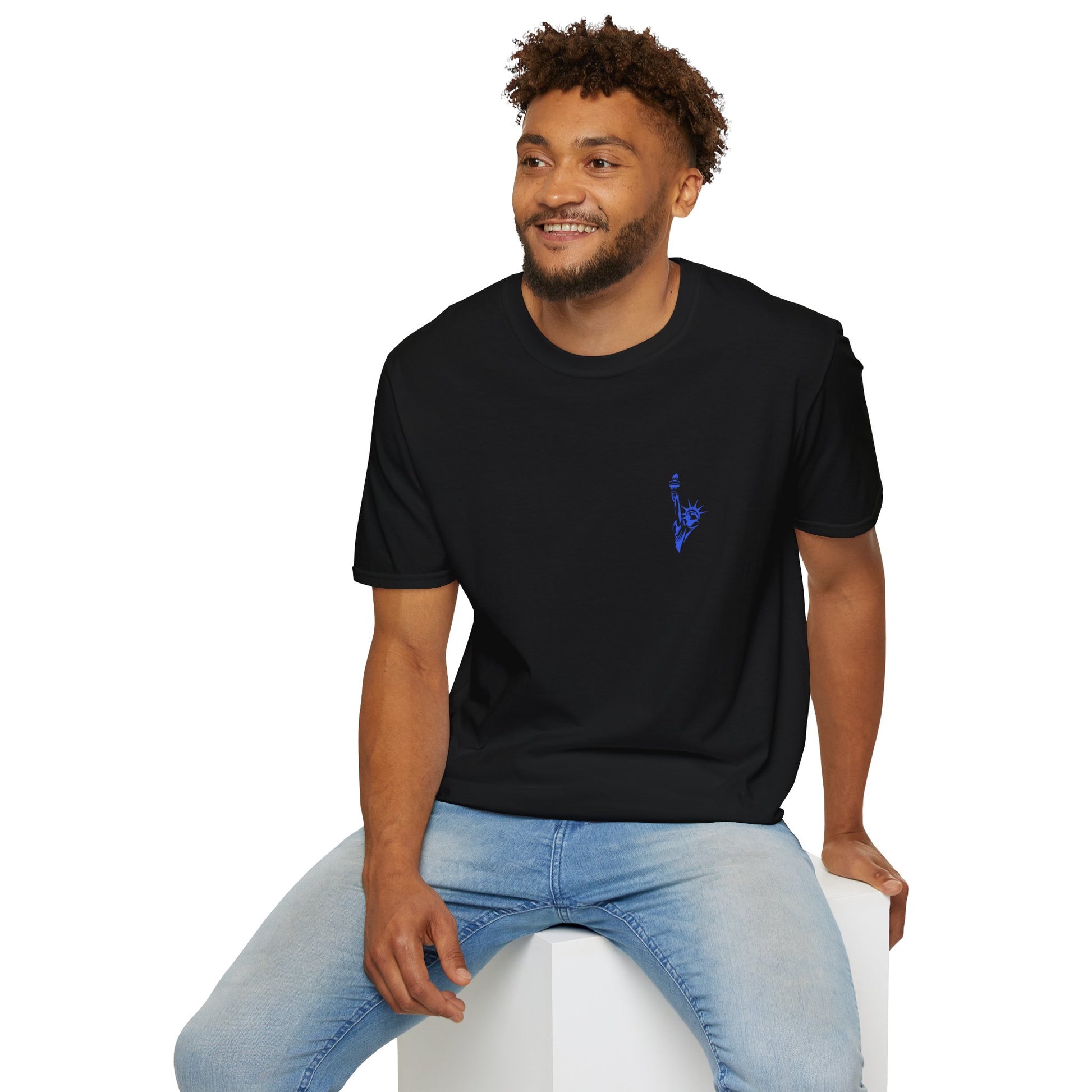 Matching Shirt For Awake NY x Air Jordan Retro 5 Black Racer Blue Sneaker Match
