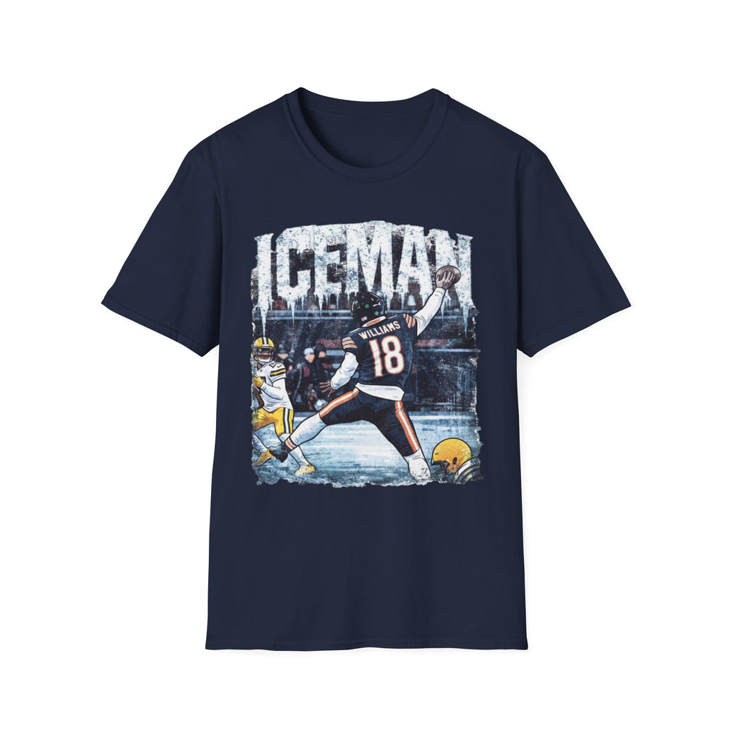 Caleb Williams Iceman Chicago Bears Football Fan T-Shirt Viral Playoff NFL Tee