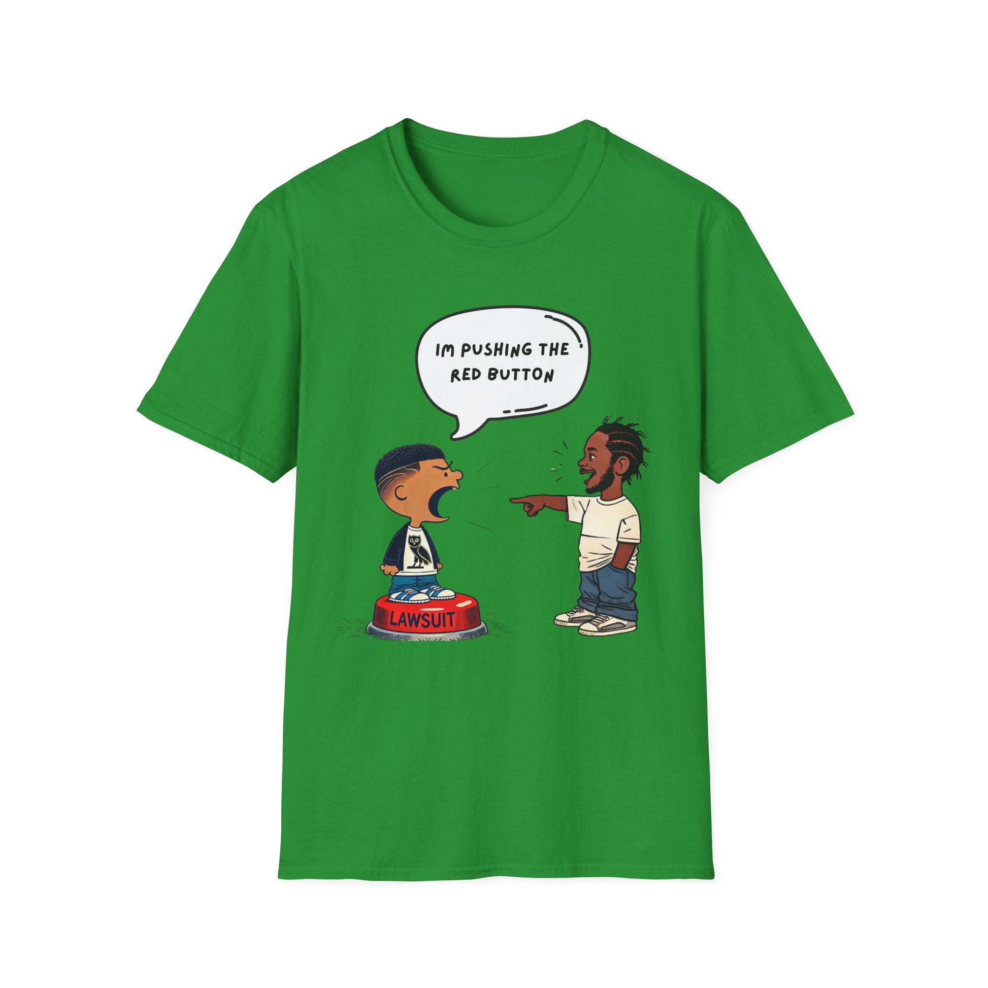 Kendrick Lamar Drake Graphic T-Shirt Hip Hop Tee Shirt Merch Not Like Streetwear