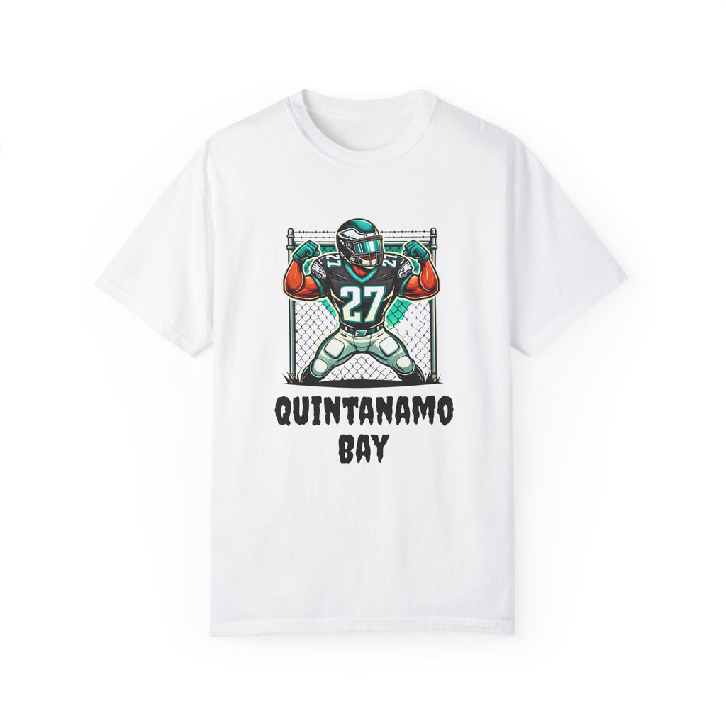 Quintanamo Bay Football Graphic T-Shirt NFL Philadelphia Eagles Quinyon Mitchell