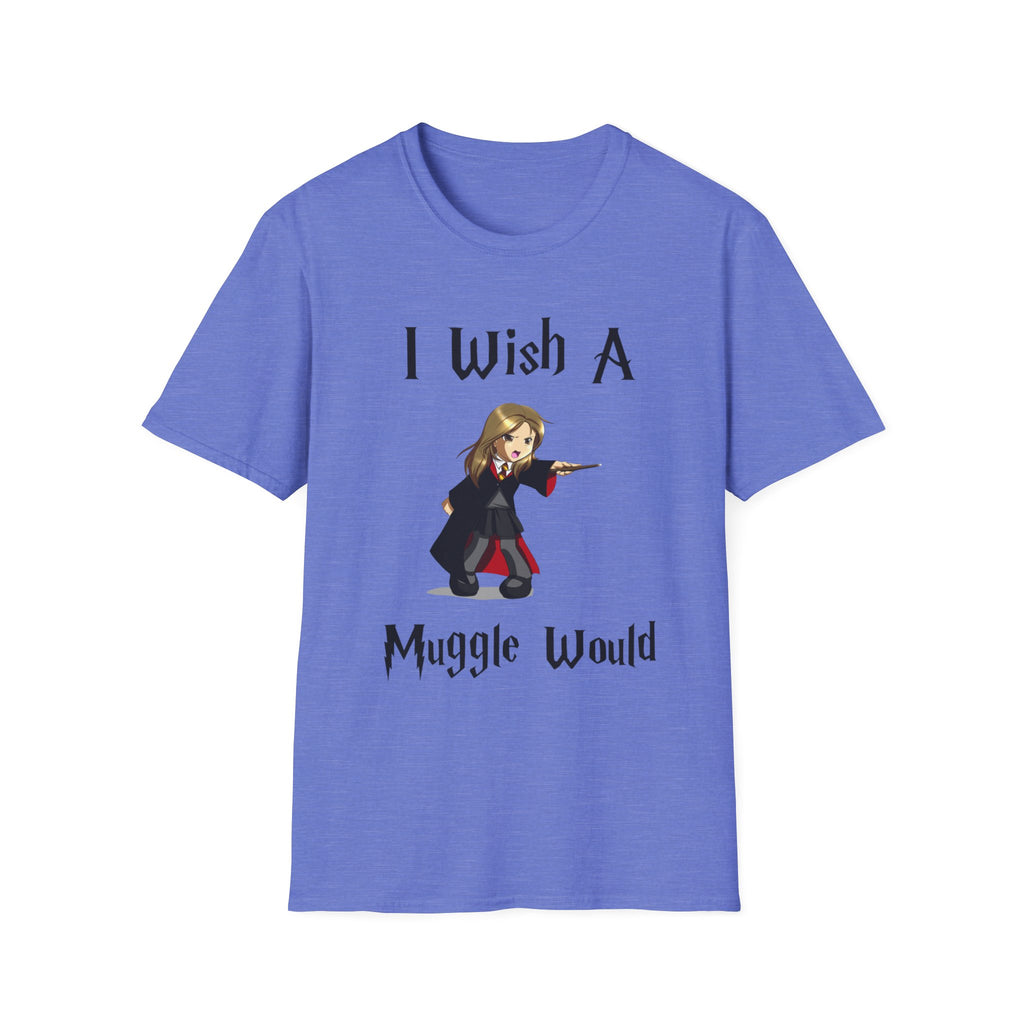 I Wish A Muggle Would Harry Potter Wizarding World T-Shirt Tee Unisex Shirt Soft