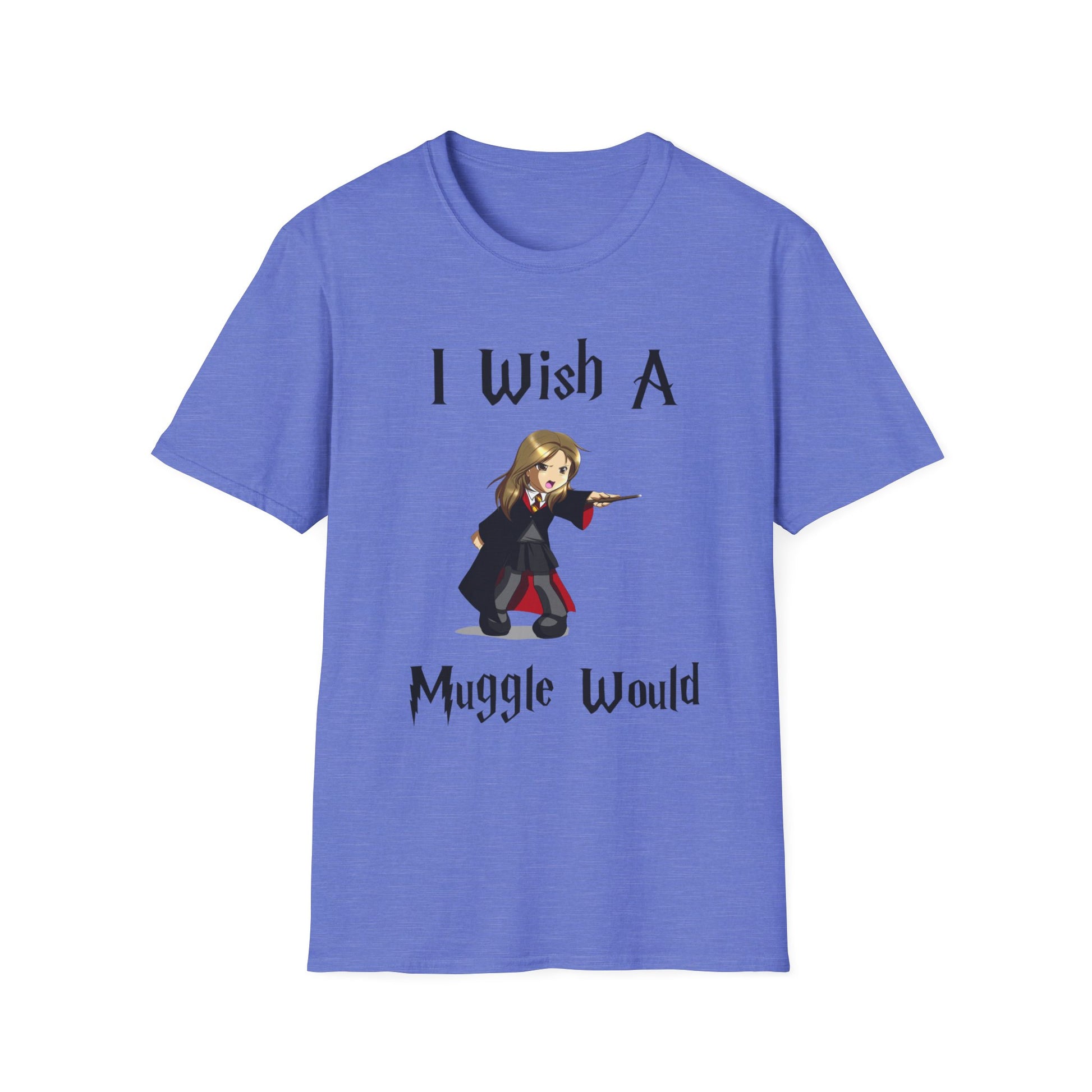 I Wish A Muggle Would Harry Potter Wizarding World T-Shirt Tee Unisex Shirt Soft