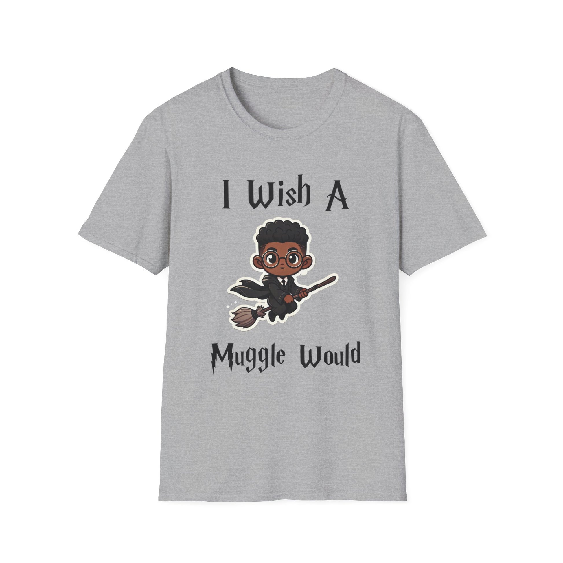 I Wish A Muggle Would Harry Potter Wizarding World T-Shirt Tee Unisex Shirt Soft