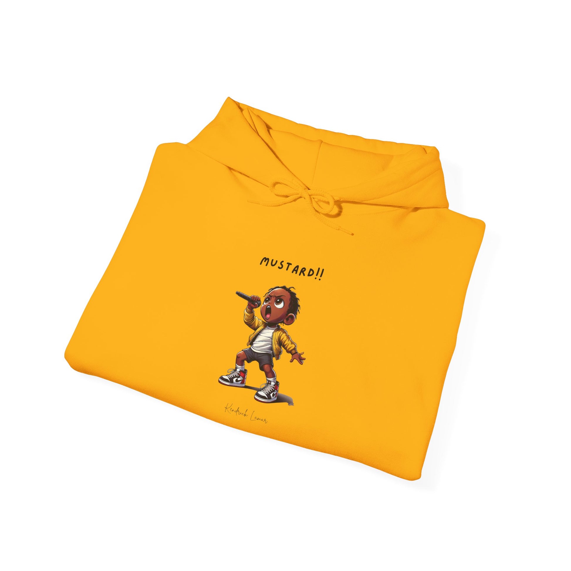 Kendrick Lamar Mustard Hoodie Sweater, Unisex Sweatshirt, Music Lover, Hip Hop