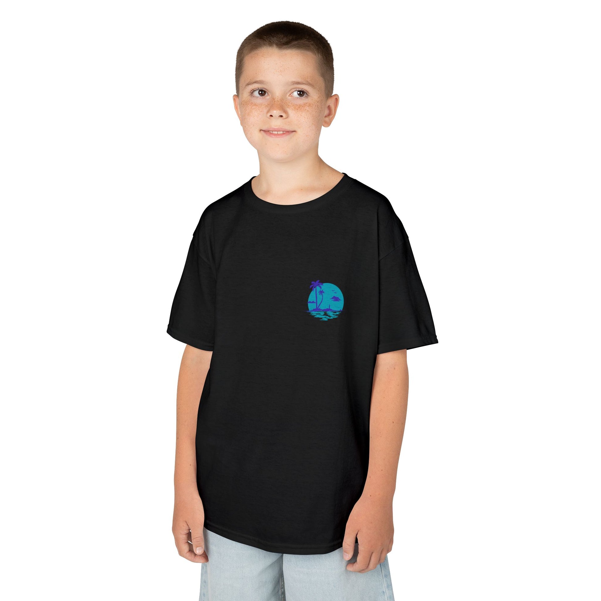 Kids Matching Shirt Nike Air Jordan Retro 8 Aqua Black Purple Sneaker Match Tee