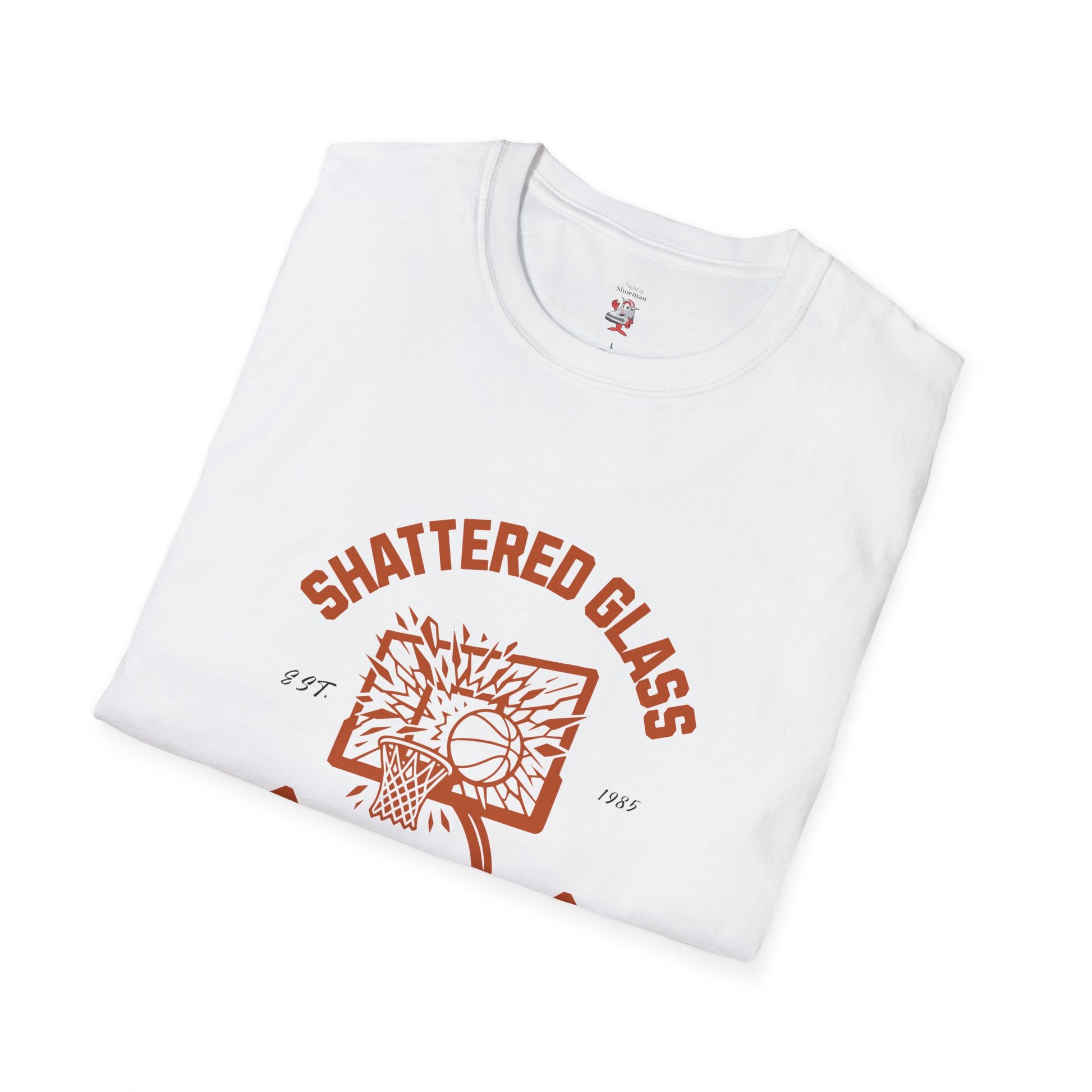 Matching Shirt For Air Jordan Retro 1 Shattered Backboard Black Orange Tee AJ1
