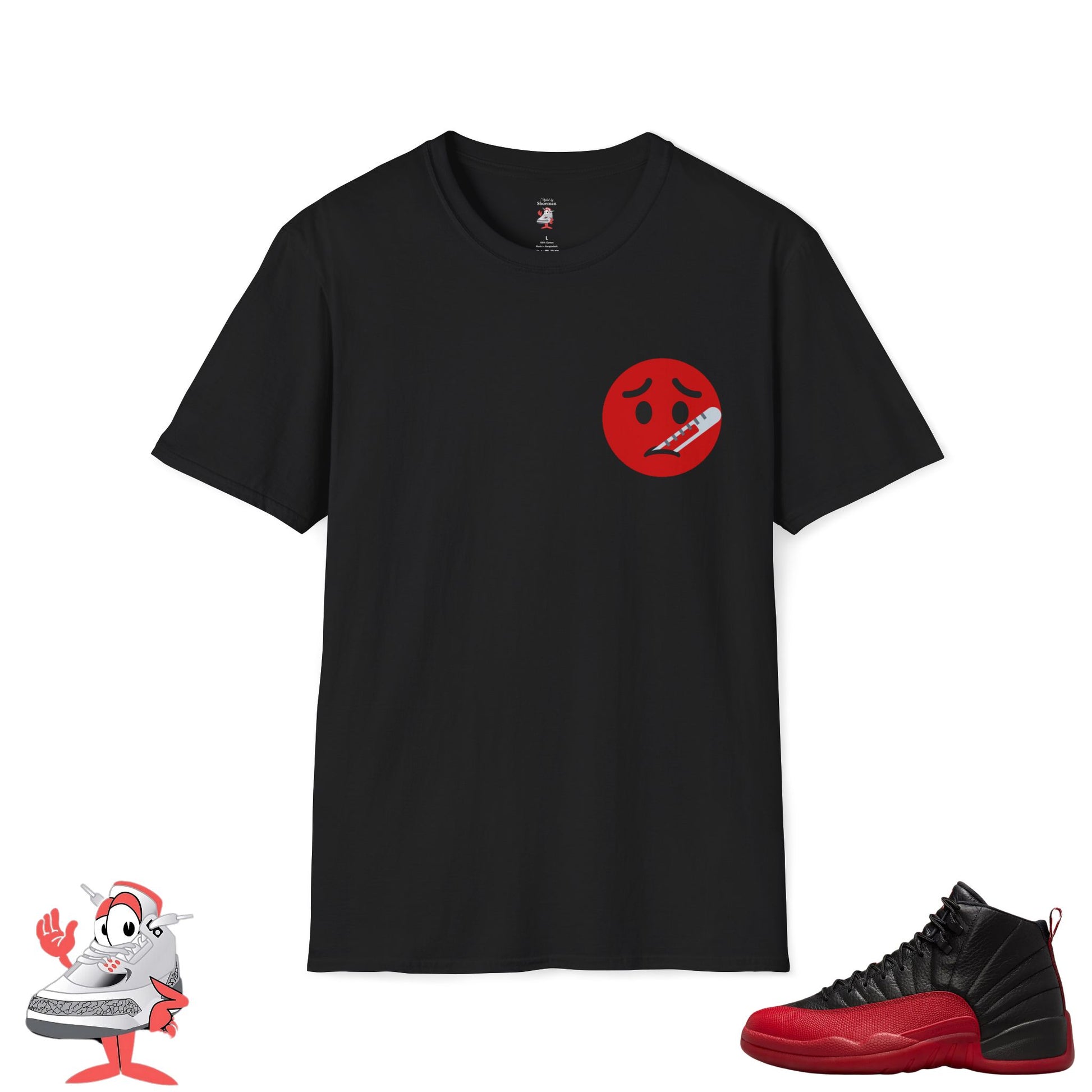 Air Jordan Retro 12 Flu Game Matching T-Shirt Michael Jordan 1997 Finals Nike