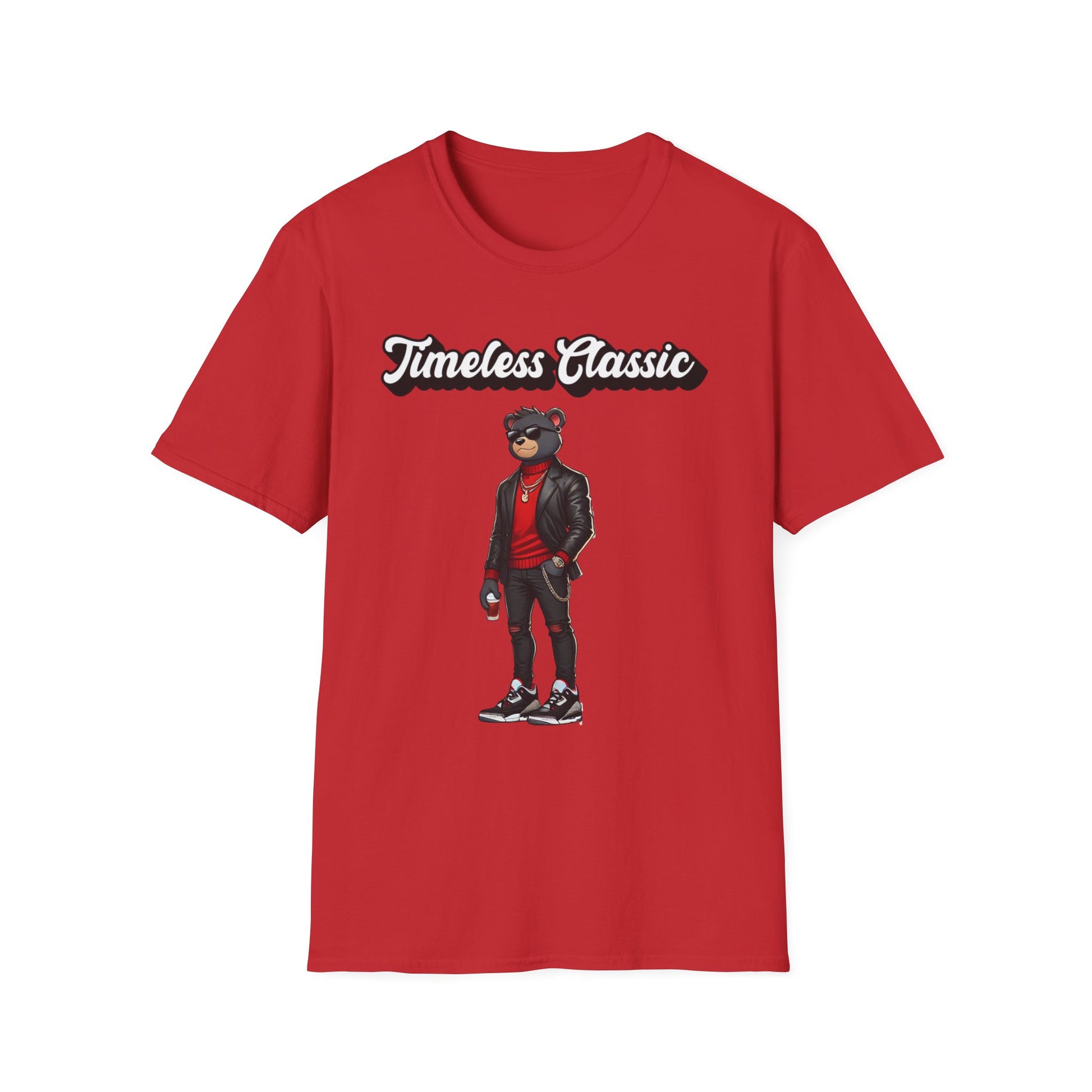 Retro 3 Black Cement Graphic T-Shirt Jordan Streetwear Sneaker Tee Unisex Bear