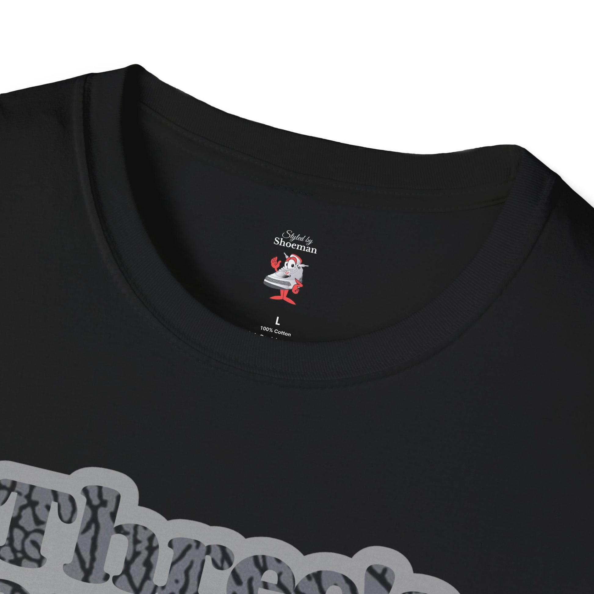 Three's Company Matching Shirt For Jordan Retro 3 Black Cat Unisex T-Shirt Nike