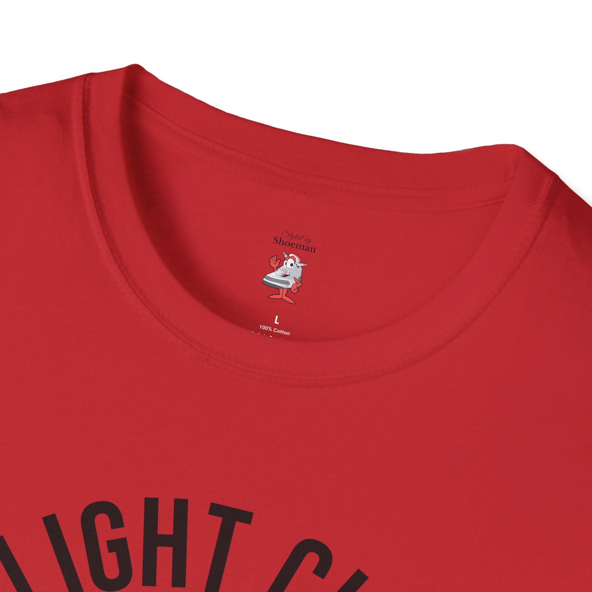 Matching Shirt For Air Jordan Retro 4 Flight Club White Black Red Sneaker Match