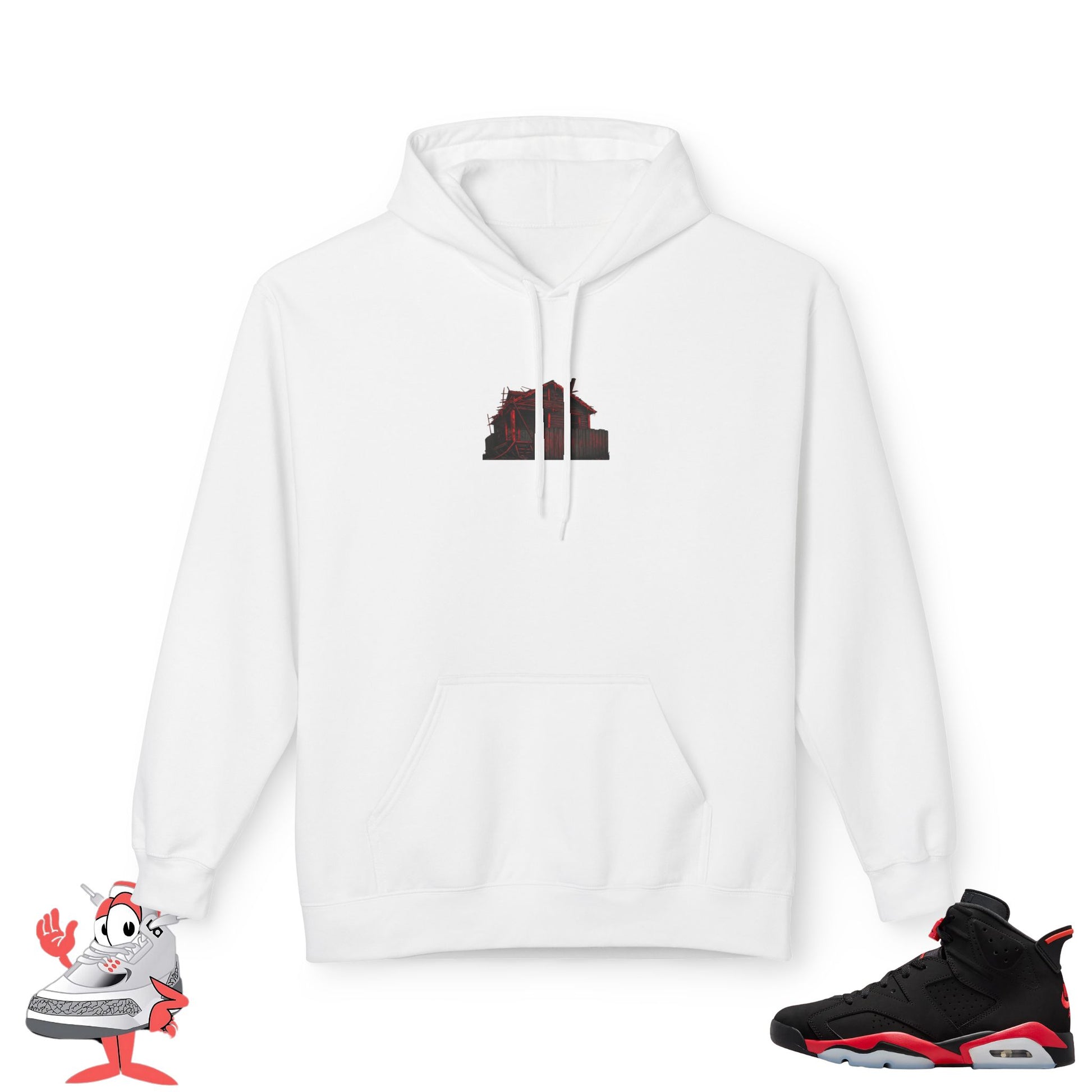 Buy Back The Block Hoodie Premium Streetwear to Match Jordan Retro 6 Reverse Infrared Salesman