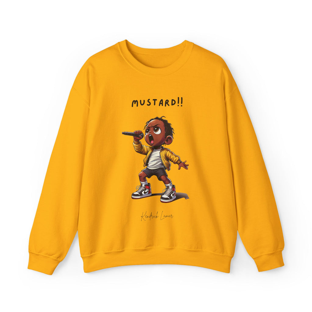 Kendrick Lamar Mustard Crewneck Sweater Not Like Us Hip Hop For Fans Merch Drake