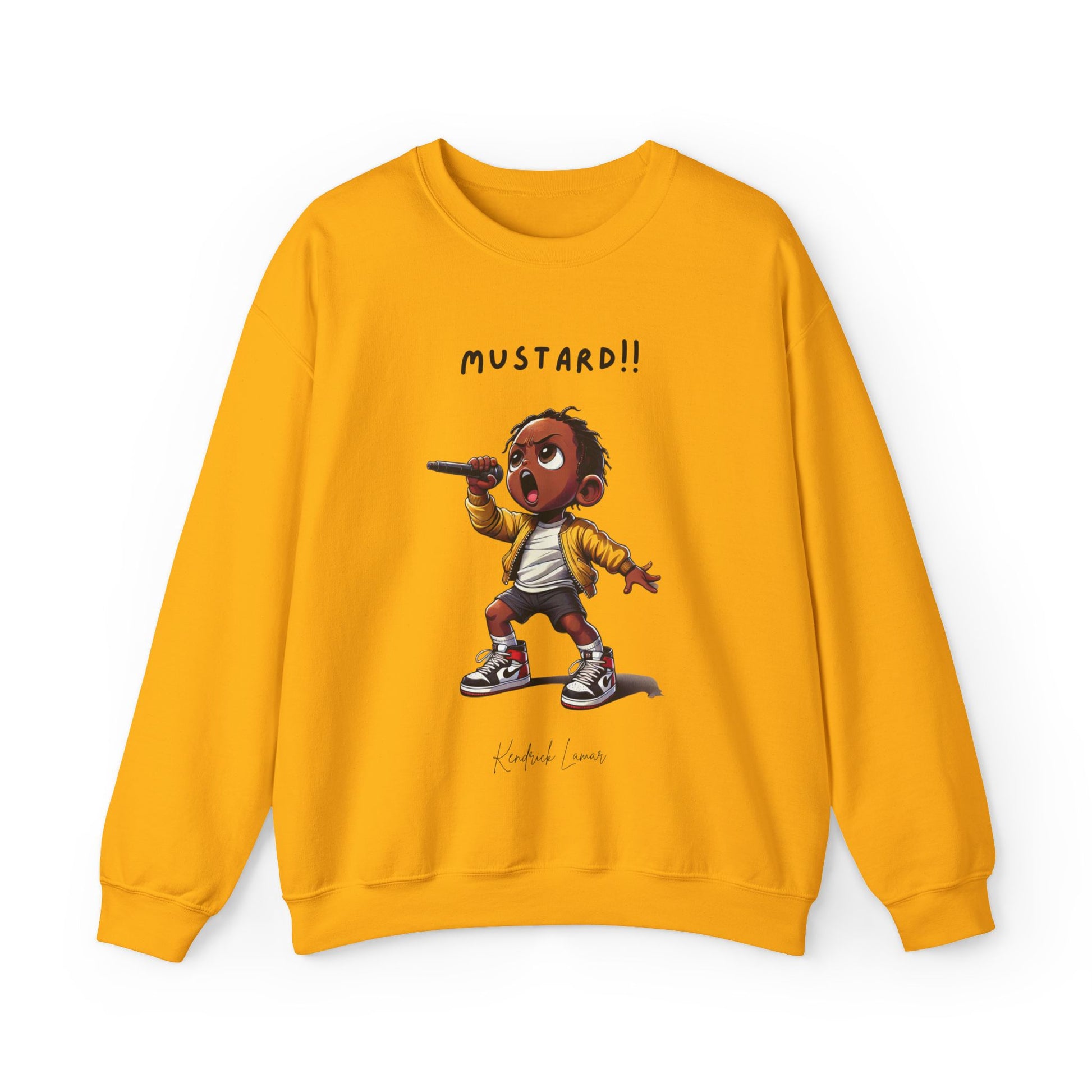Kendrick Lamar Mustard Crewneck Sweater Not Like Us Hip Hop For Fans Merch Drake