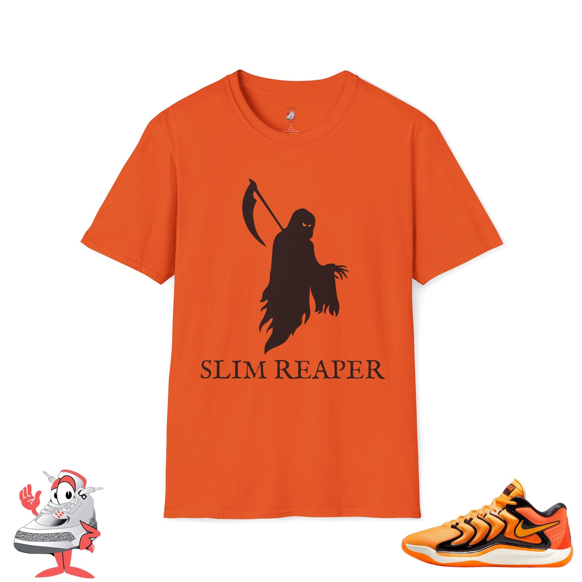 Slim Reaper Nike KD 17 Matching T-Shirt Graphic Tee For Basketball Kevin Durant