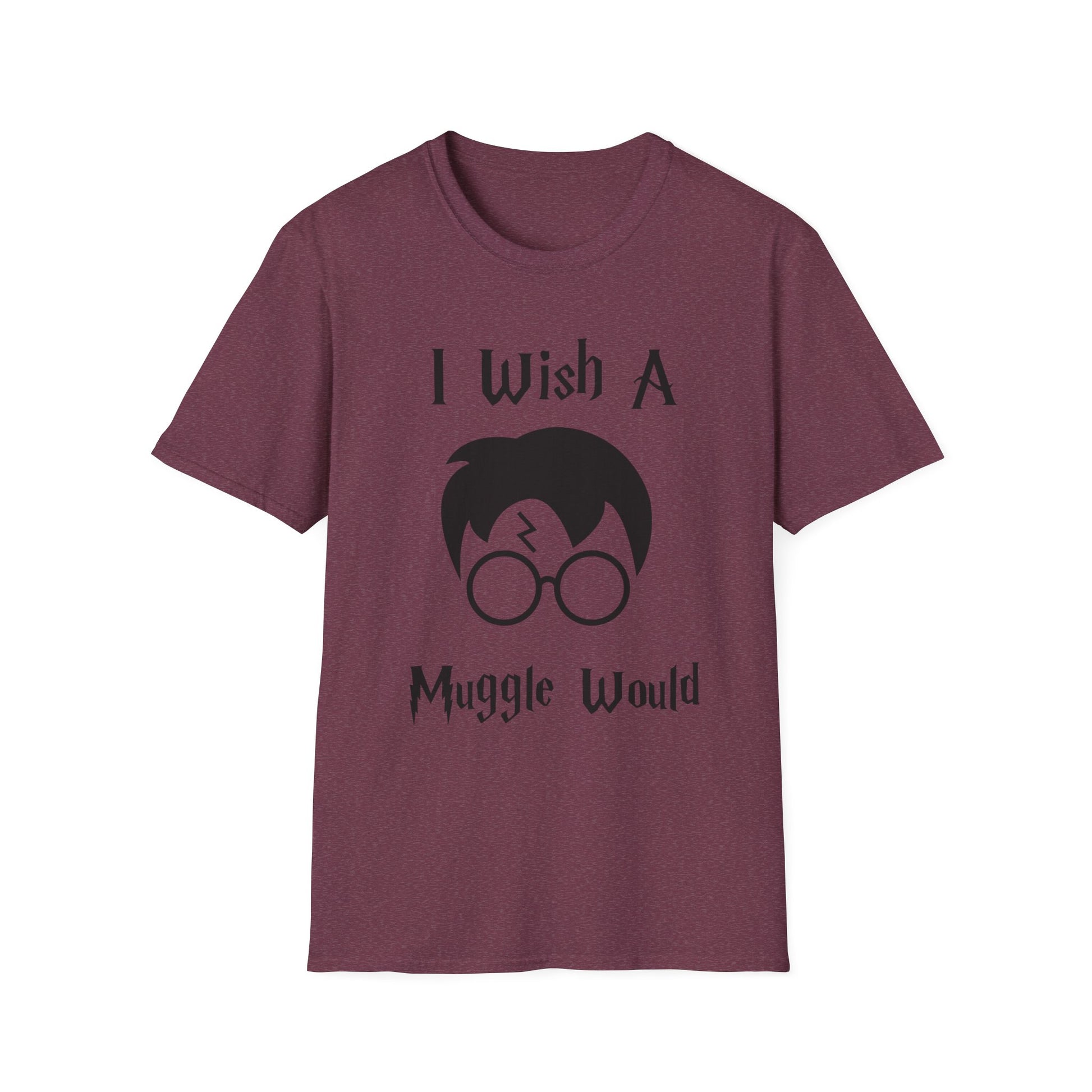 I Wish A Muggle Would Harry Potter Wizarding World T-Shirt Tee Unisex Shirt Soft