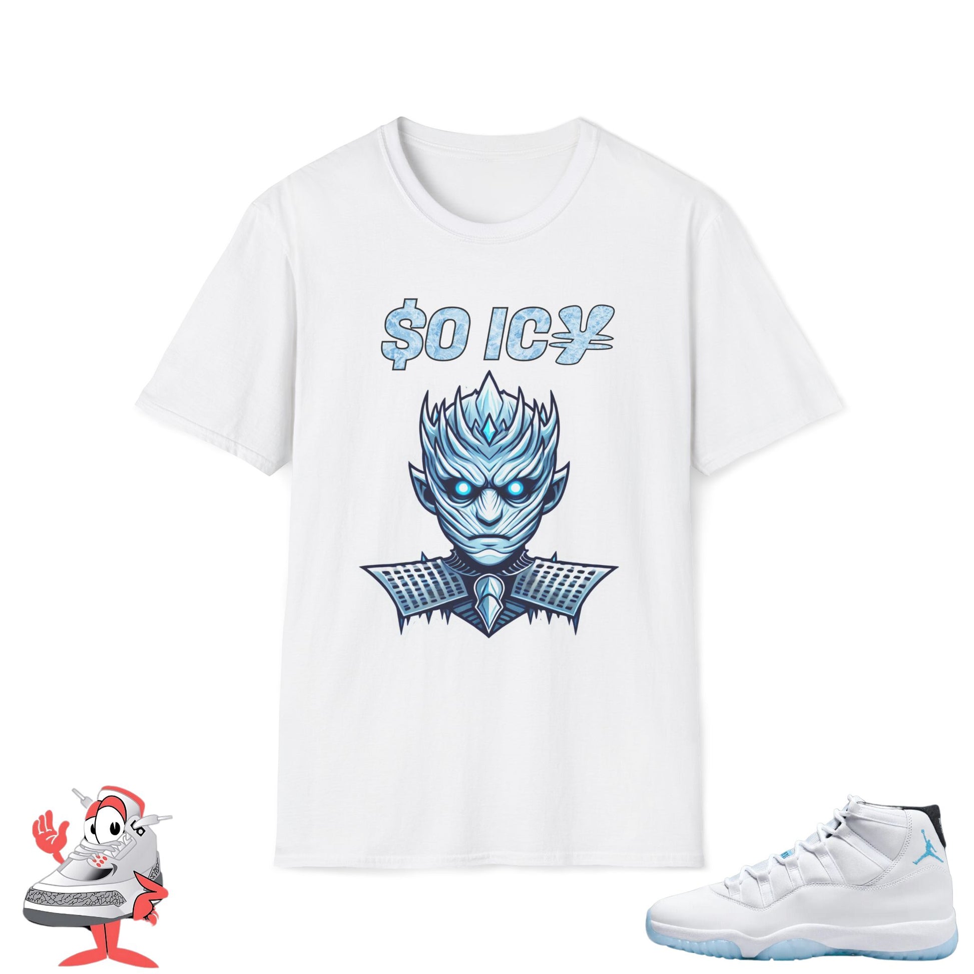 Matching Shirt Air Jordan Retro 11 Legend Blue So Icy Tee XI Night King Unisex