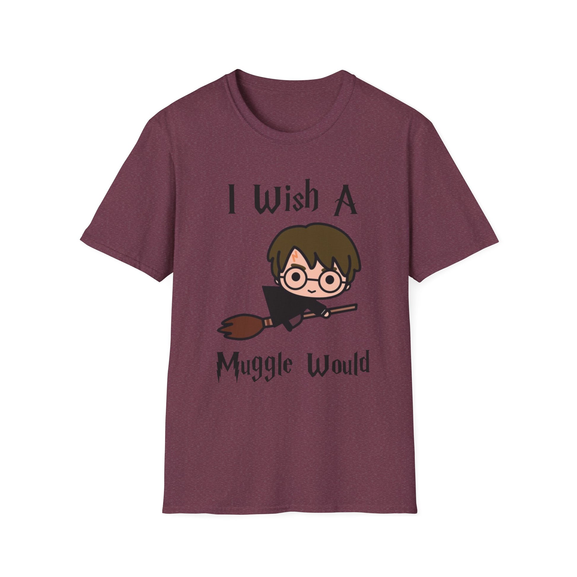 I Wish A Muggle Would Harry Potter Wizarding World T-Shirt Tee Unisex Shirt Soft