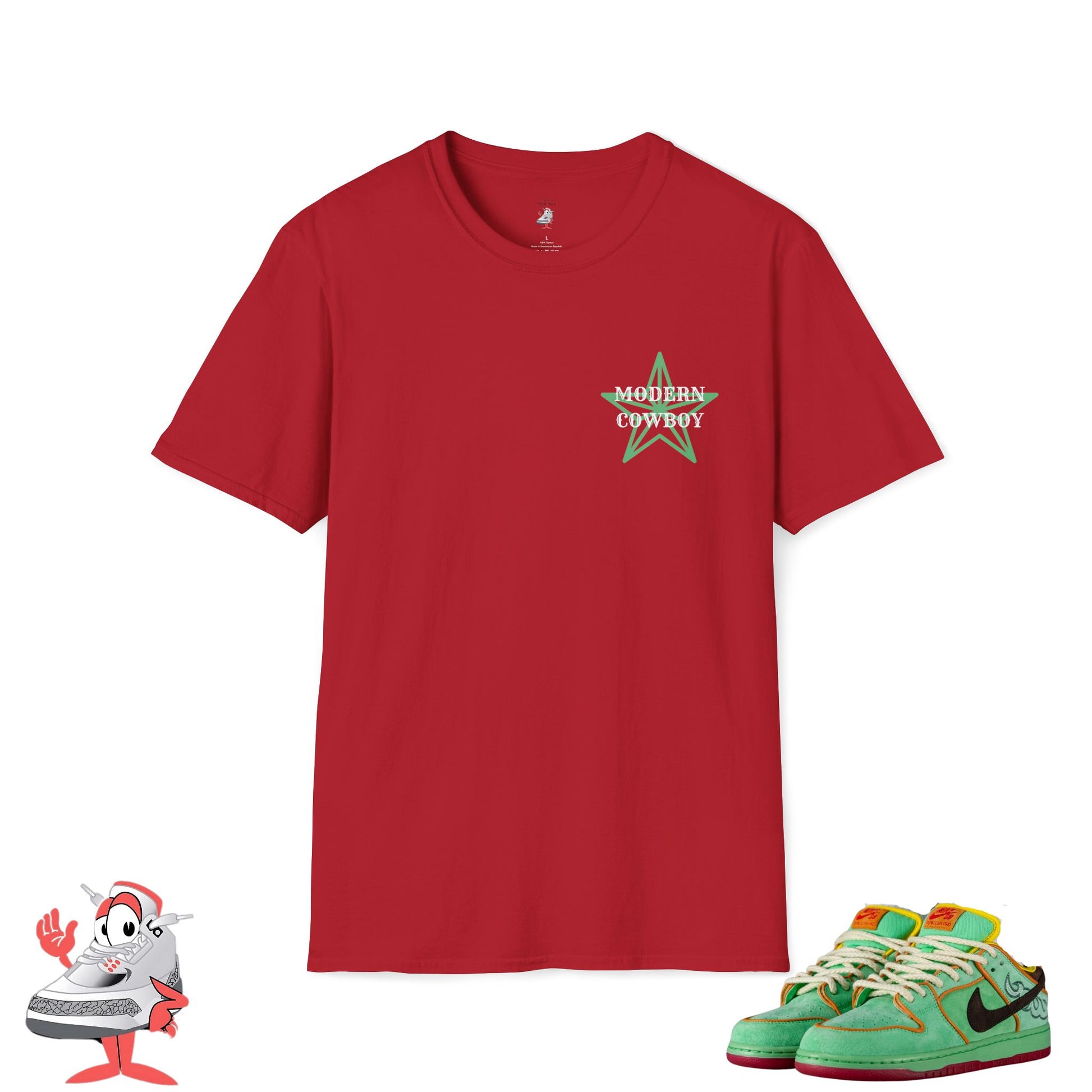 Matching Tee Nike SB Dunk Low Modern Cowboy Shirt Black History Month Skateboard
