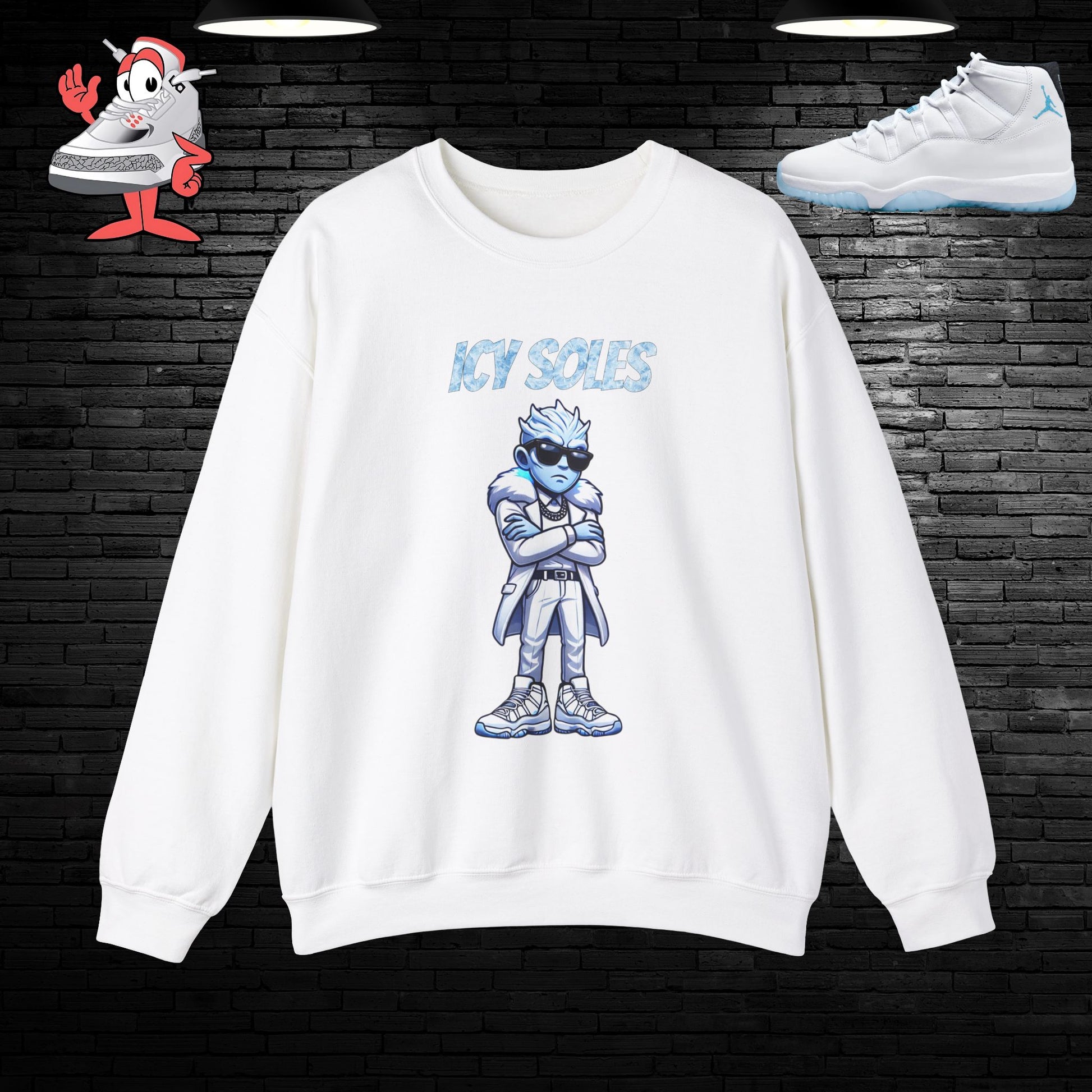 Air Jordan Retro 11 Legend Blue Matching Crewneck Sweater Sneakerhead Shoes XI