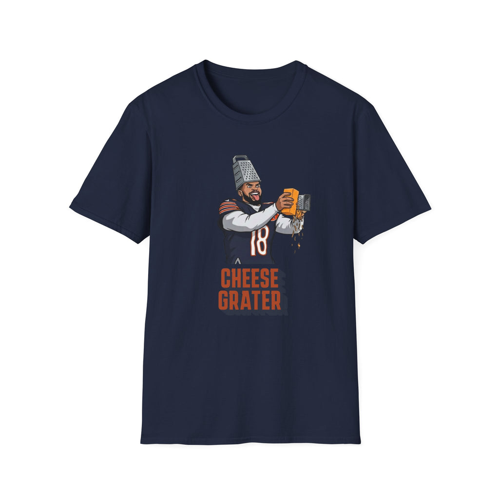 Caleb Williams Cheese Grater Funny Chicago Bears Football Fan T-Shirt NFL Tee