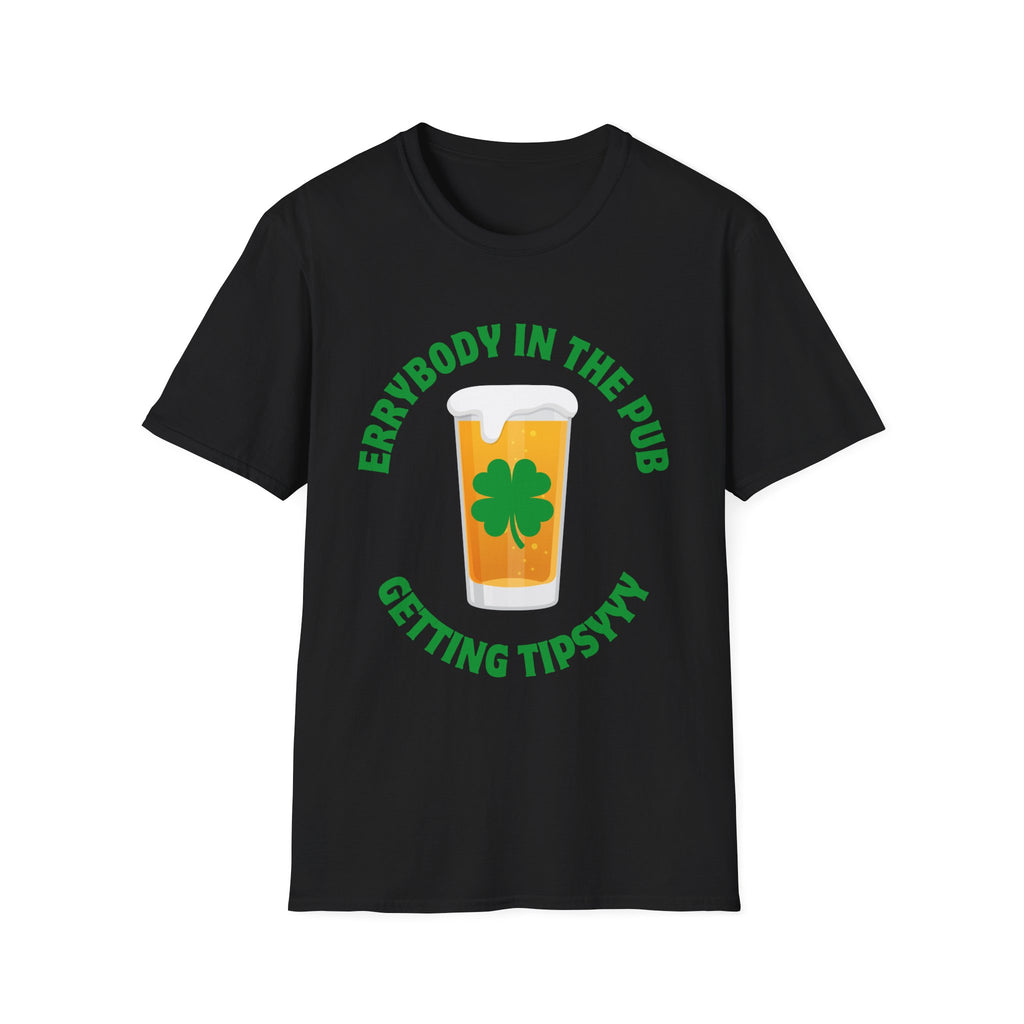 Funny St. Patrick’s Day Shirt Irish Beer Pub Tee Getting Tipsy Unisex T-Shirt