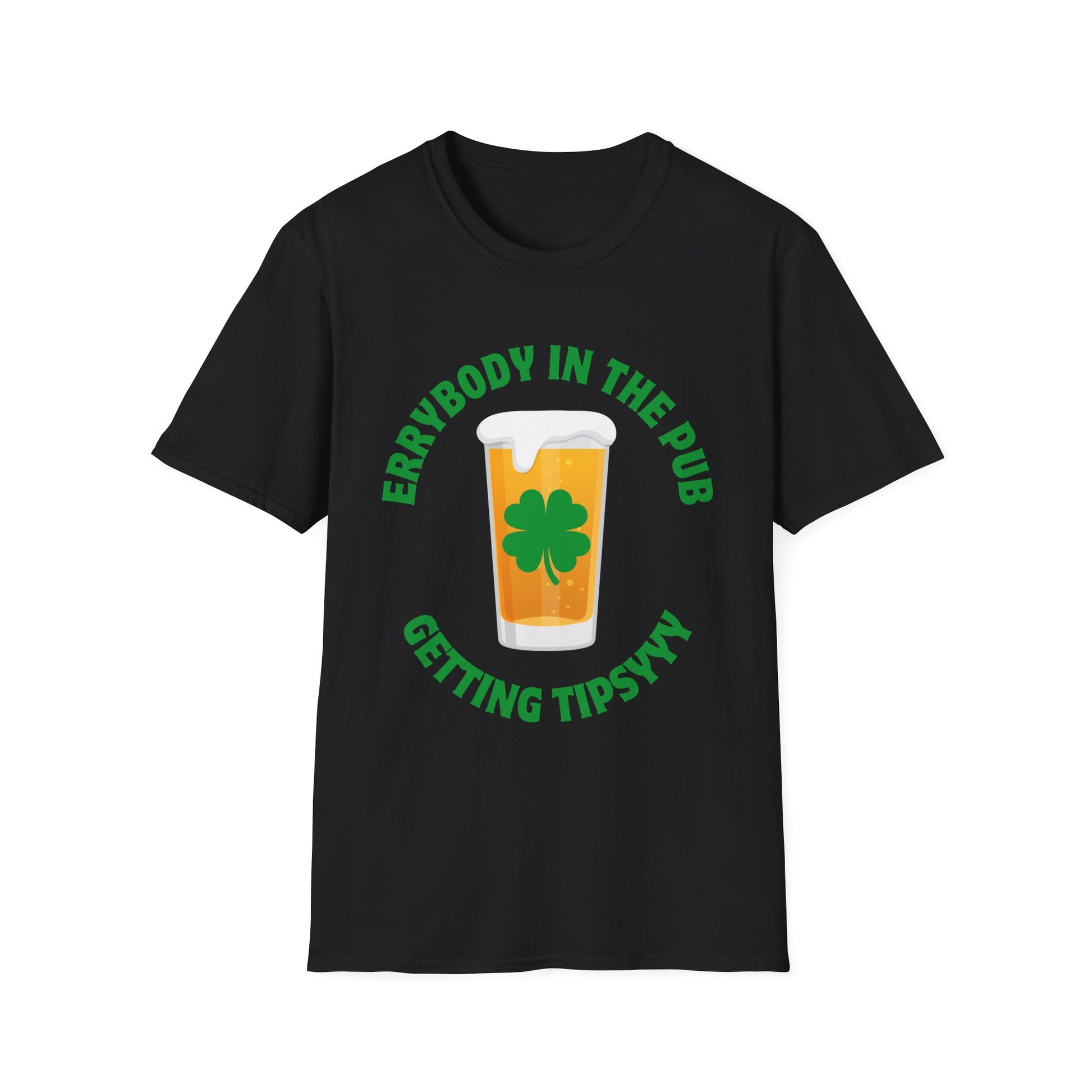 Funny St. Patrick’s Day Shirt Irish Beer Pub Tee Getting Tipsy Unisex T-Shirt