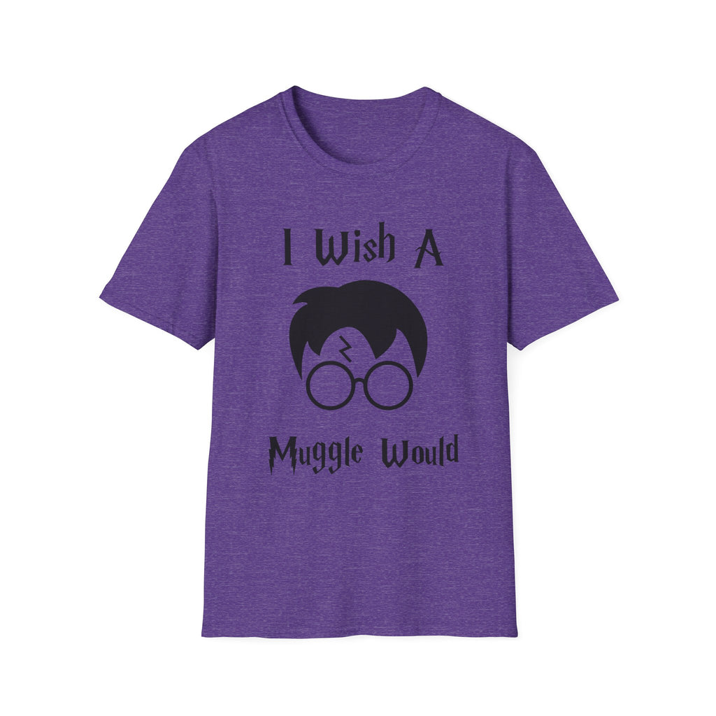 I Wish A Muggle Would Harry Potter Wizarding World T-Shirt Tee Unisex Shirt Soft