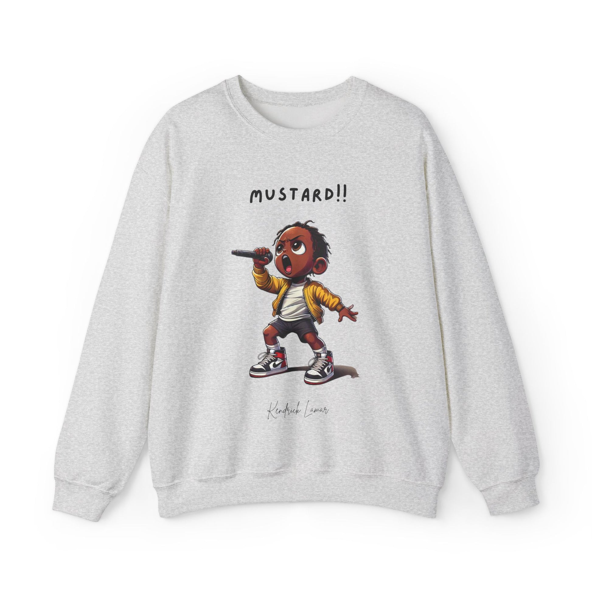 Kendrick Lamar Mustard Crewneck Sweater Not Like Us Hip Hop For Fans Merch Drake