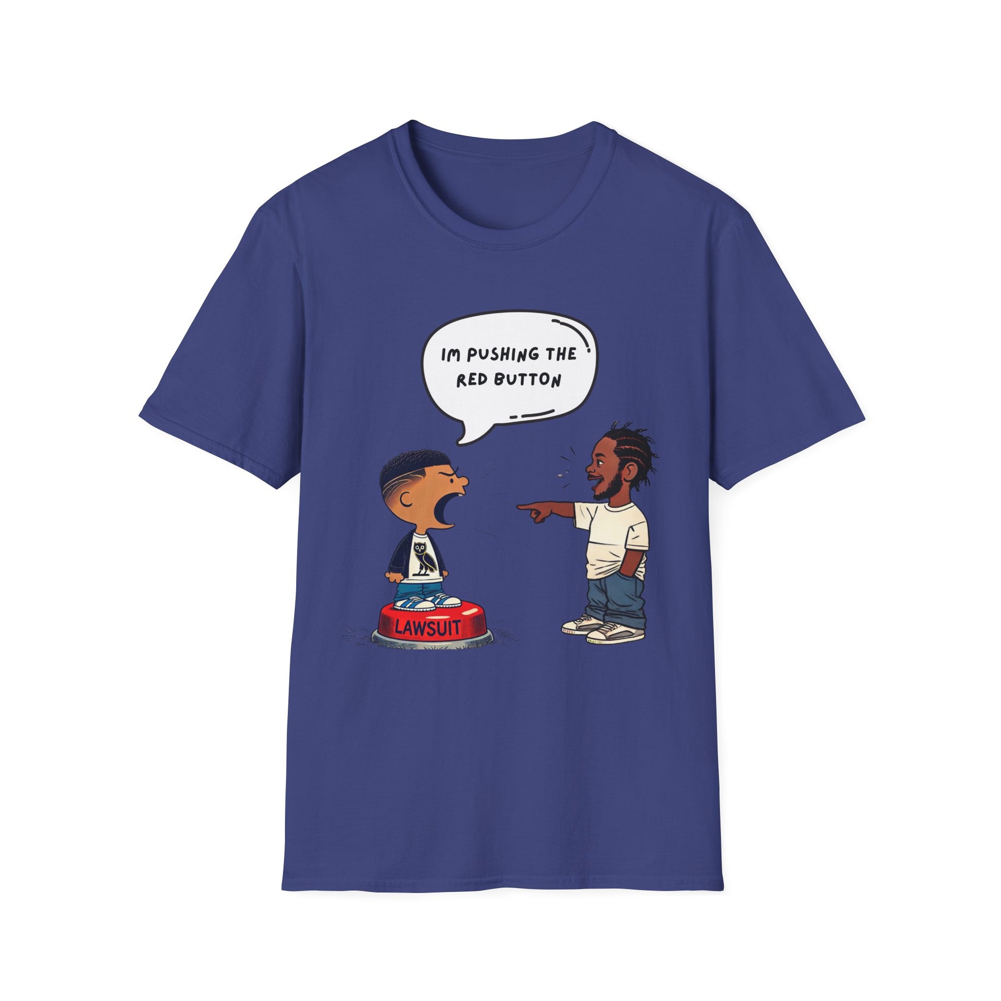 Kendrick Lamar Drake Graphic T-Shirt Hip Hop Tee Shirt Merch Not Like Streetwear