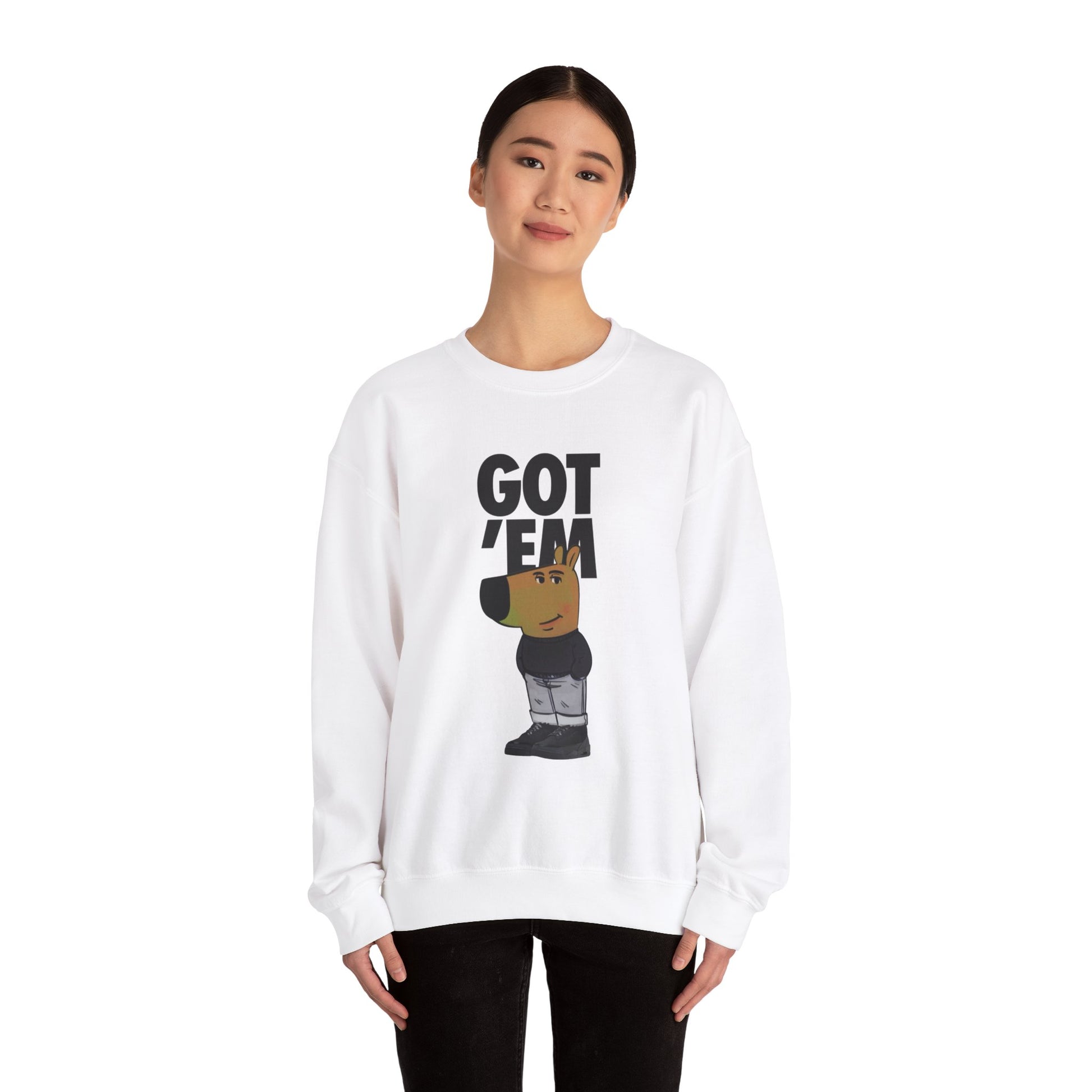 Chill Guy Got Em Matching Crewneck Sweater For Jordan Retro 3 Black Cat Unisex